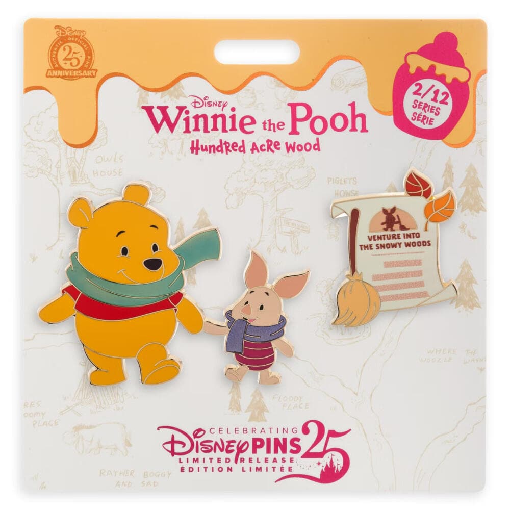 Winnie the Pooh and Piglet Venture into the Snowy Woods - February