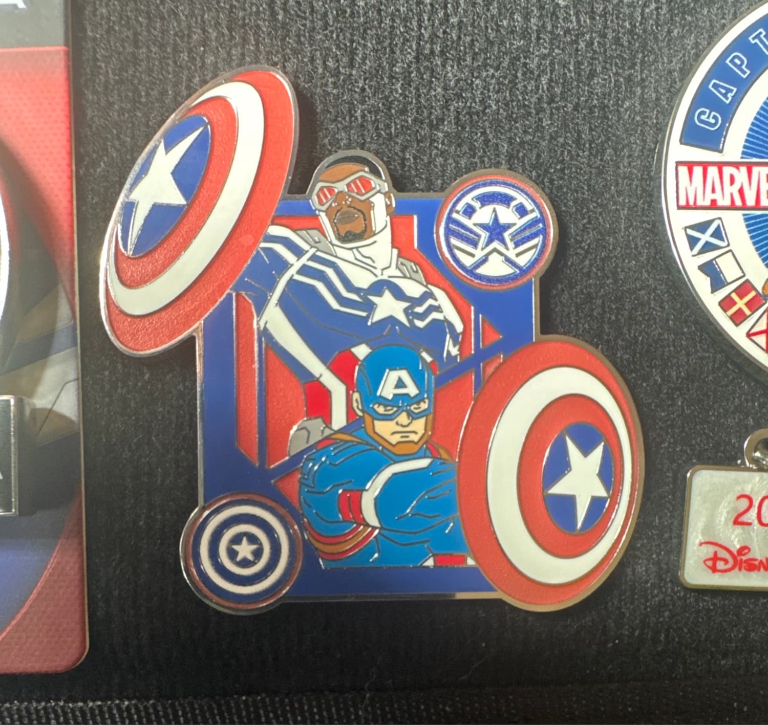 Captain America and Sam Wilson Pin