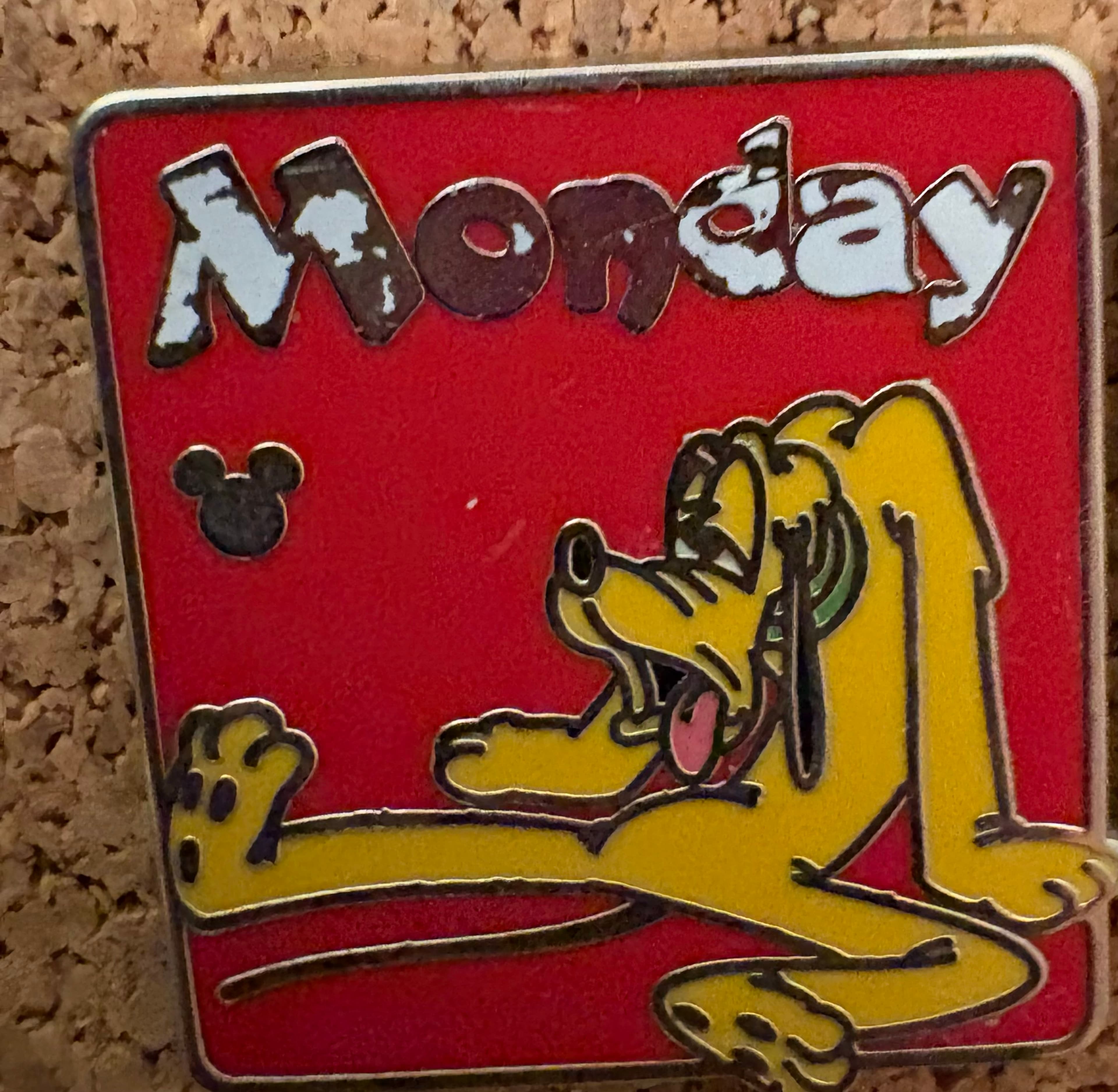Pluto Monday - Days of the Week Hidden Mickey
