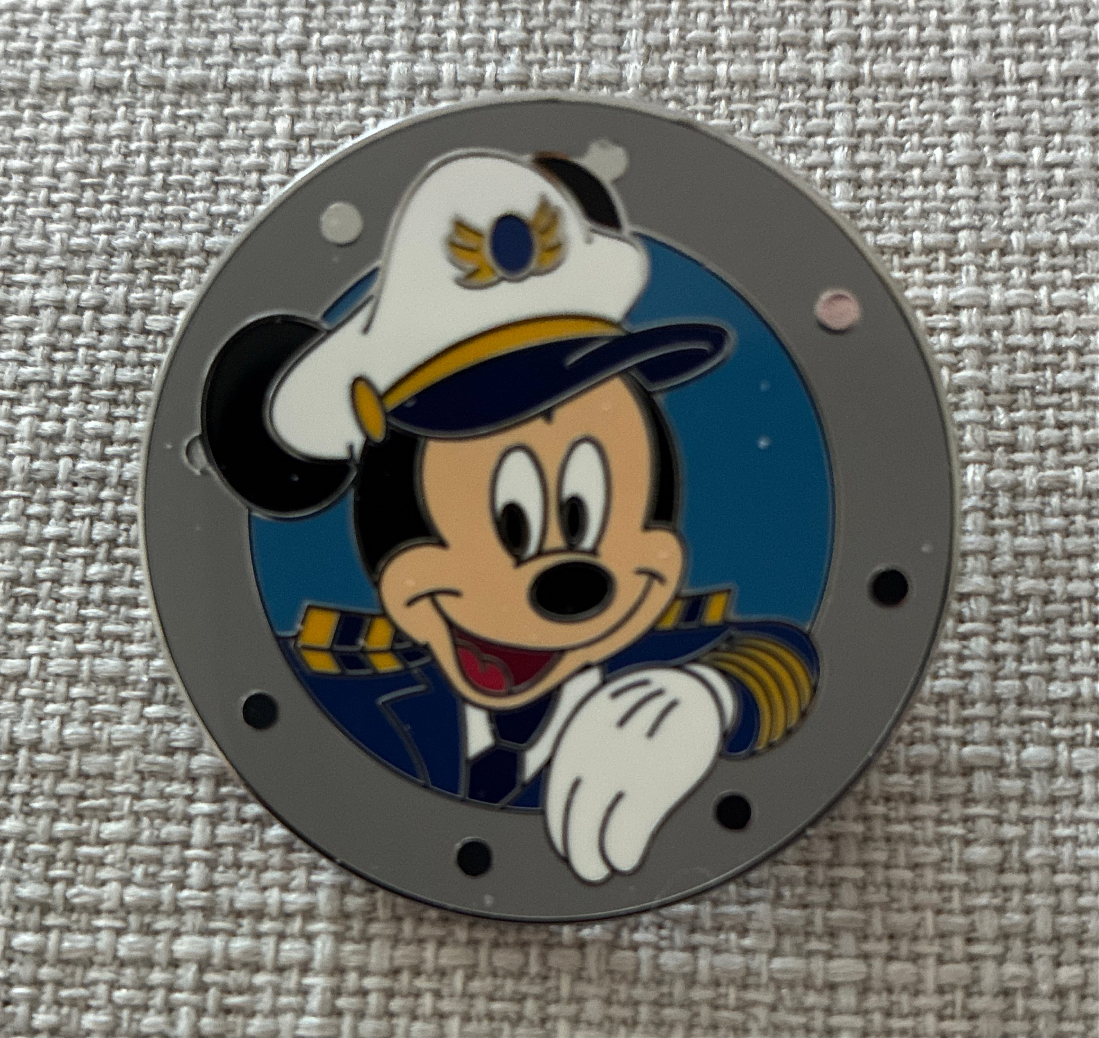 DCL - Captain Mickey Mouse in Port Hole