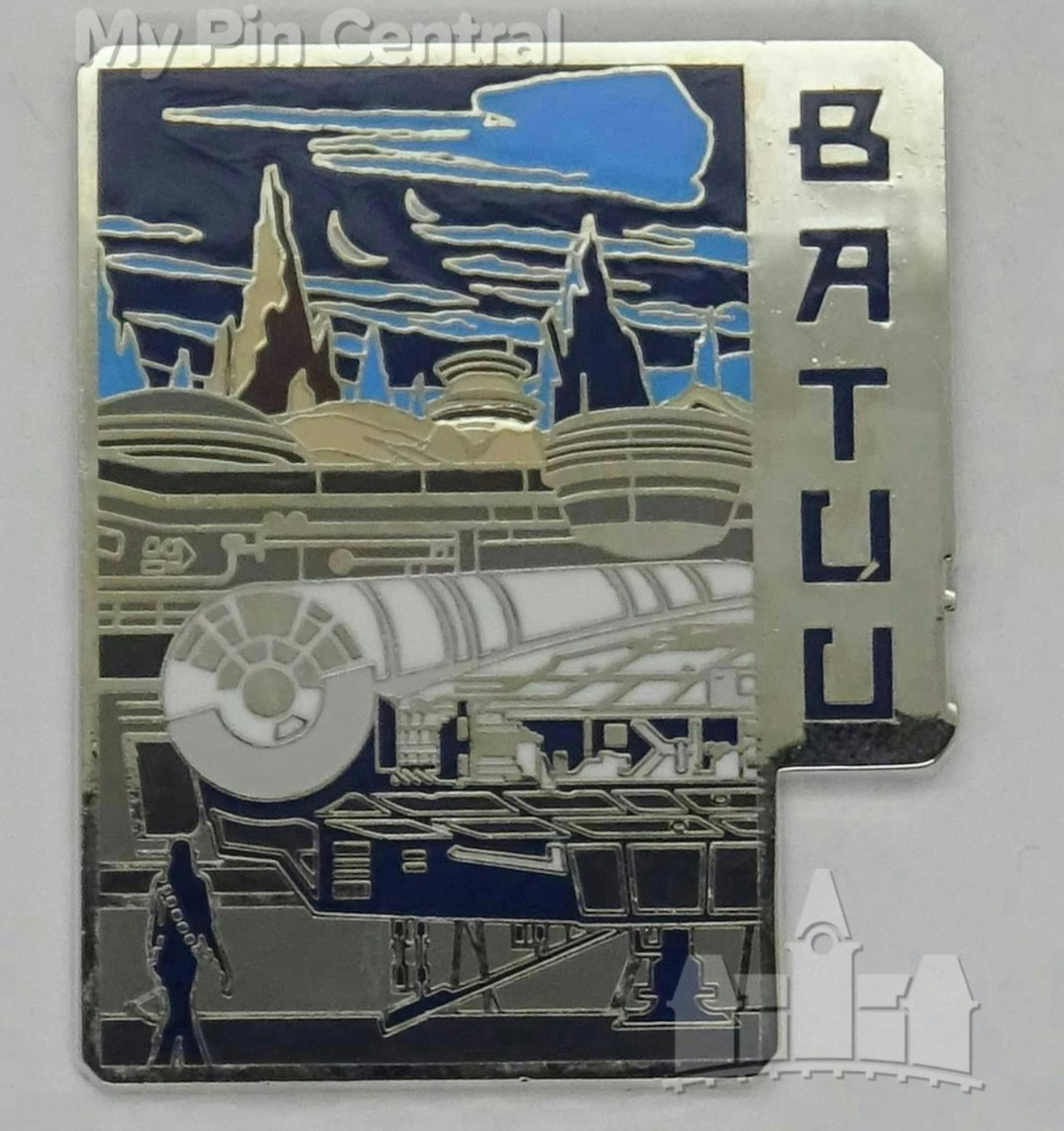 Millennium Falcon & Chewbacca at Galaxy's Edge Batuu Pin