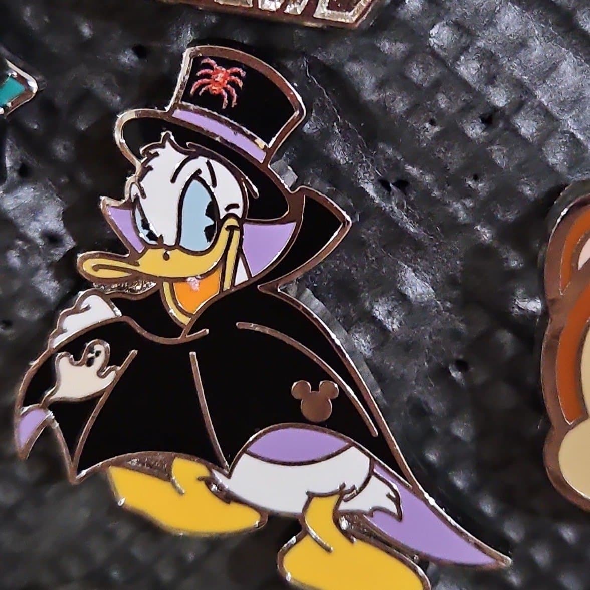Donald Duck Halloween Vampire Hidden Mickey Pin