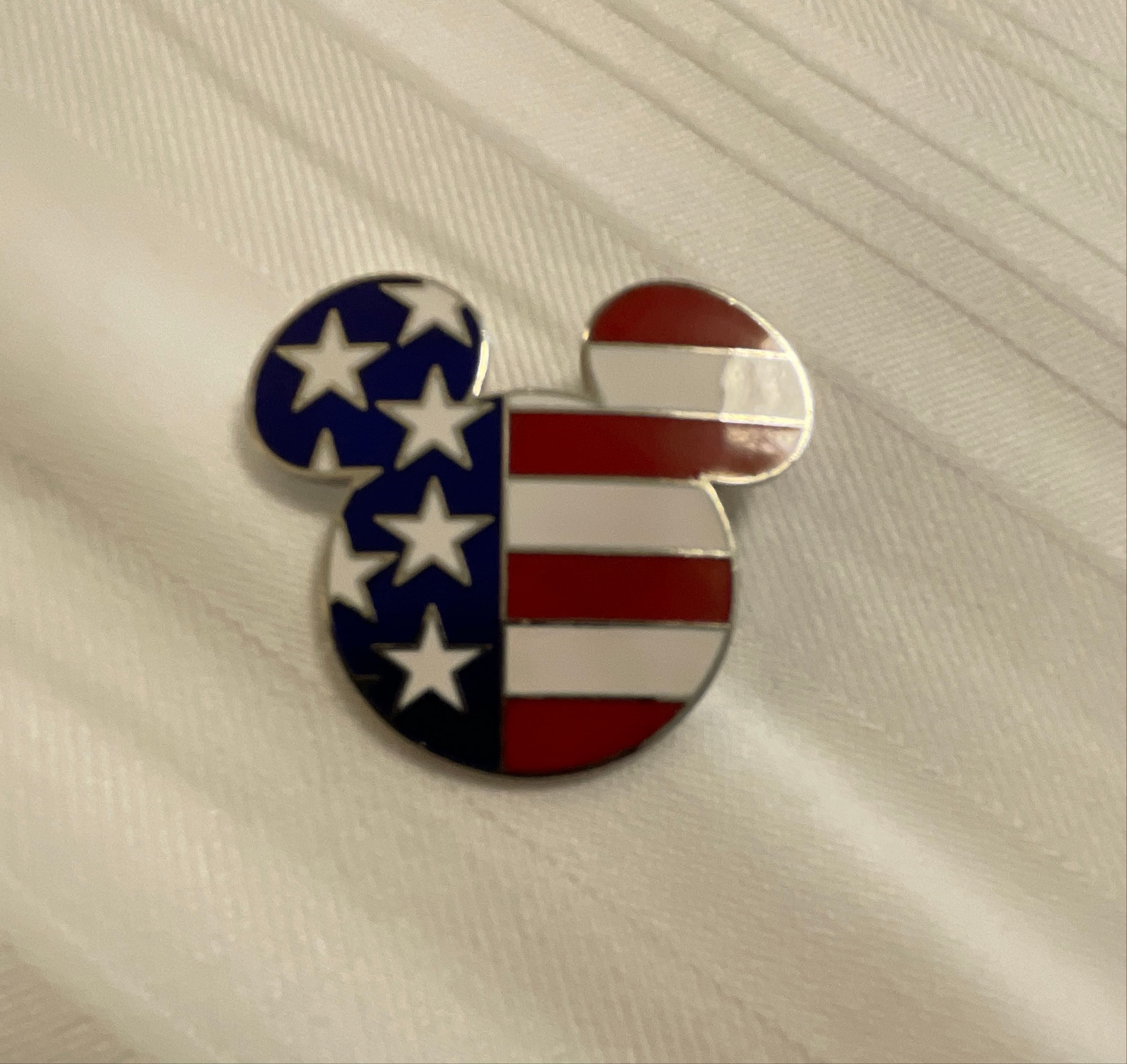 Mickey Head Icon - USA Flag