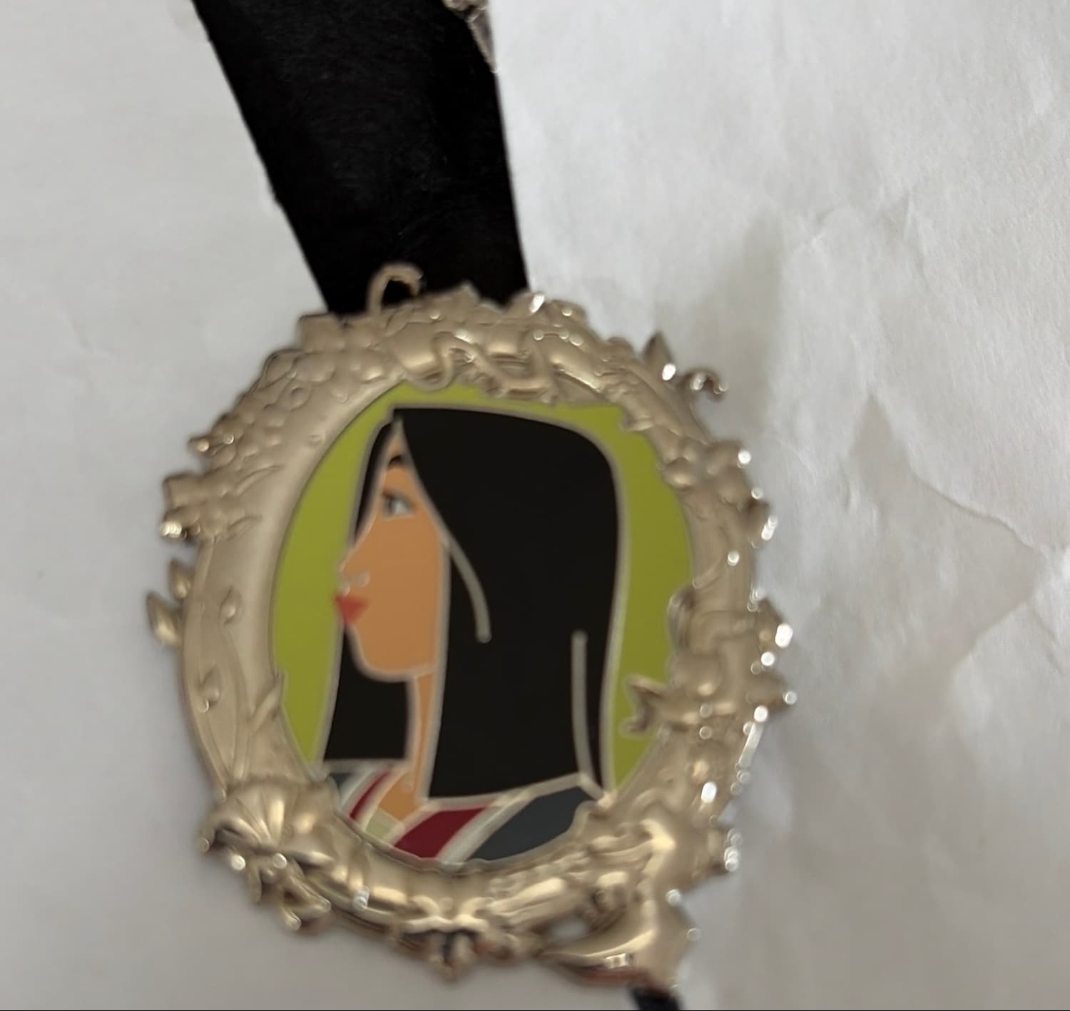 Princess Portrait Silver Frame - Mulan