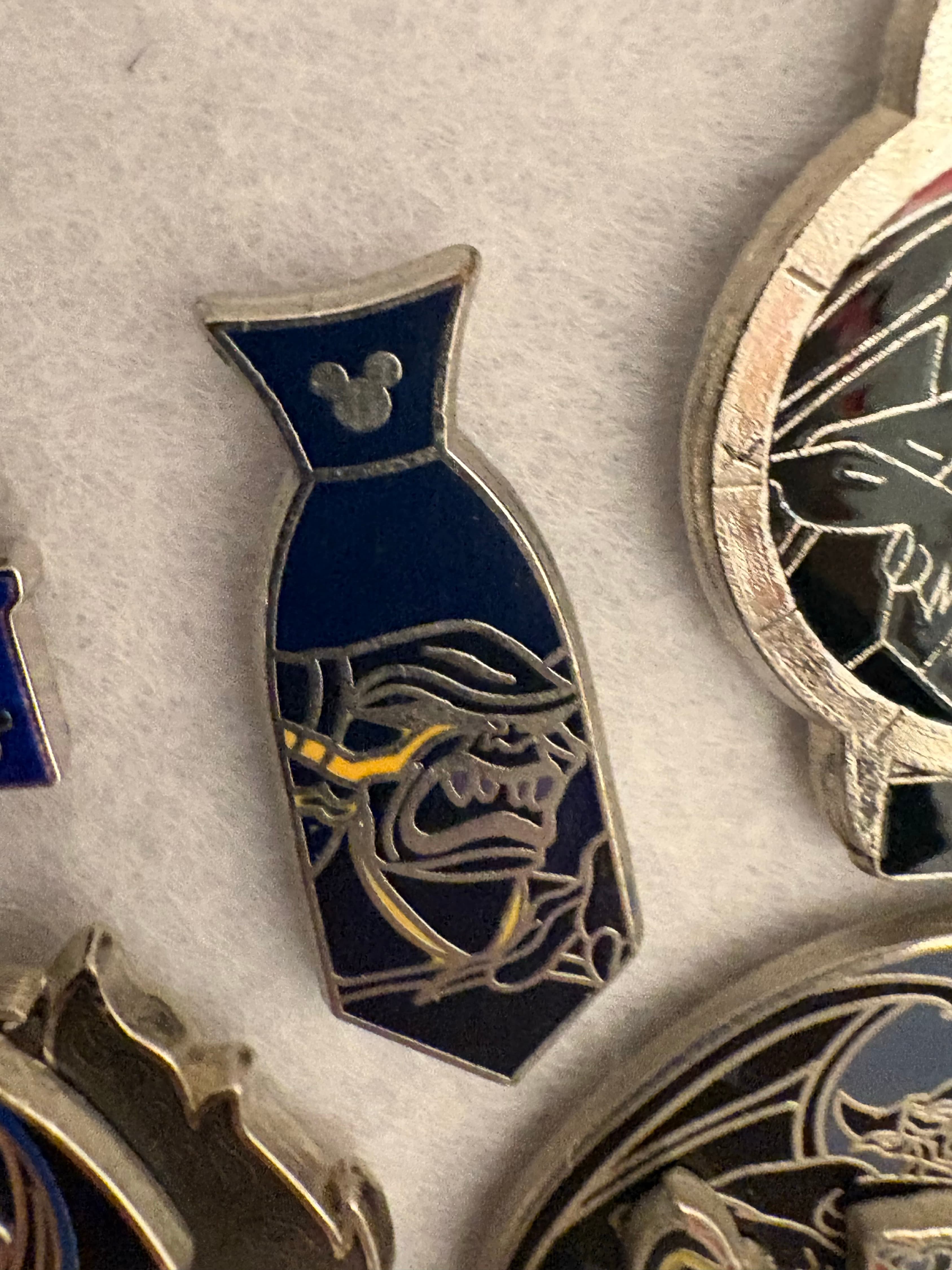 Hidden Mickey Villain Neckties - Chernabog