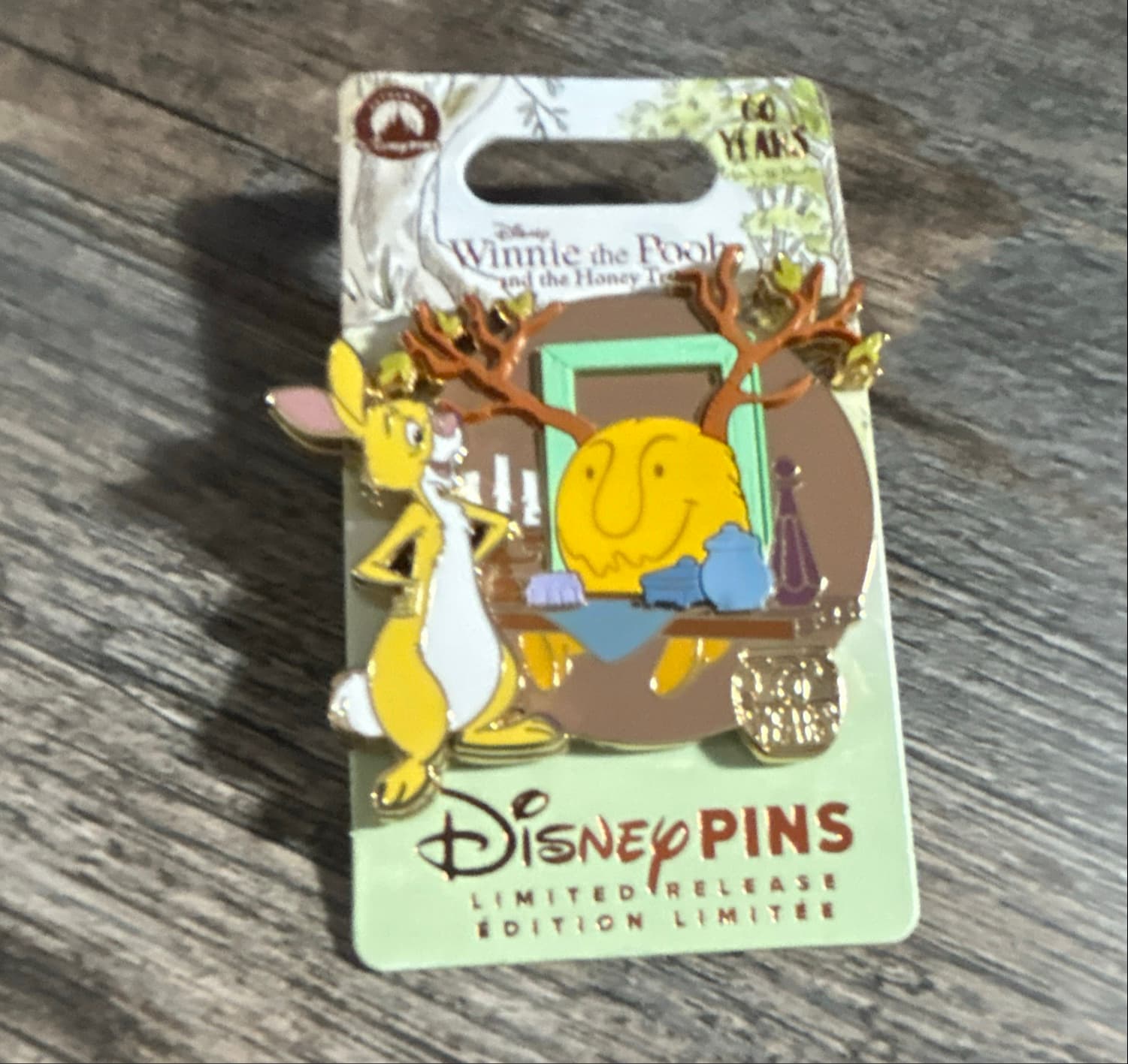 Rabbit Limited Release Pin, Winnie the Pooh and the Honey Tree 60th Anniversary