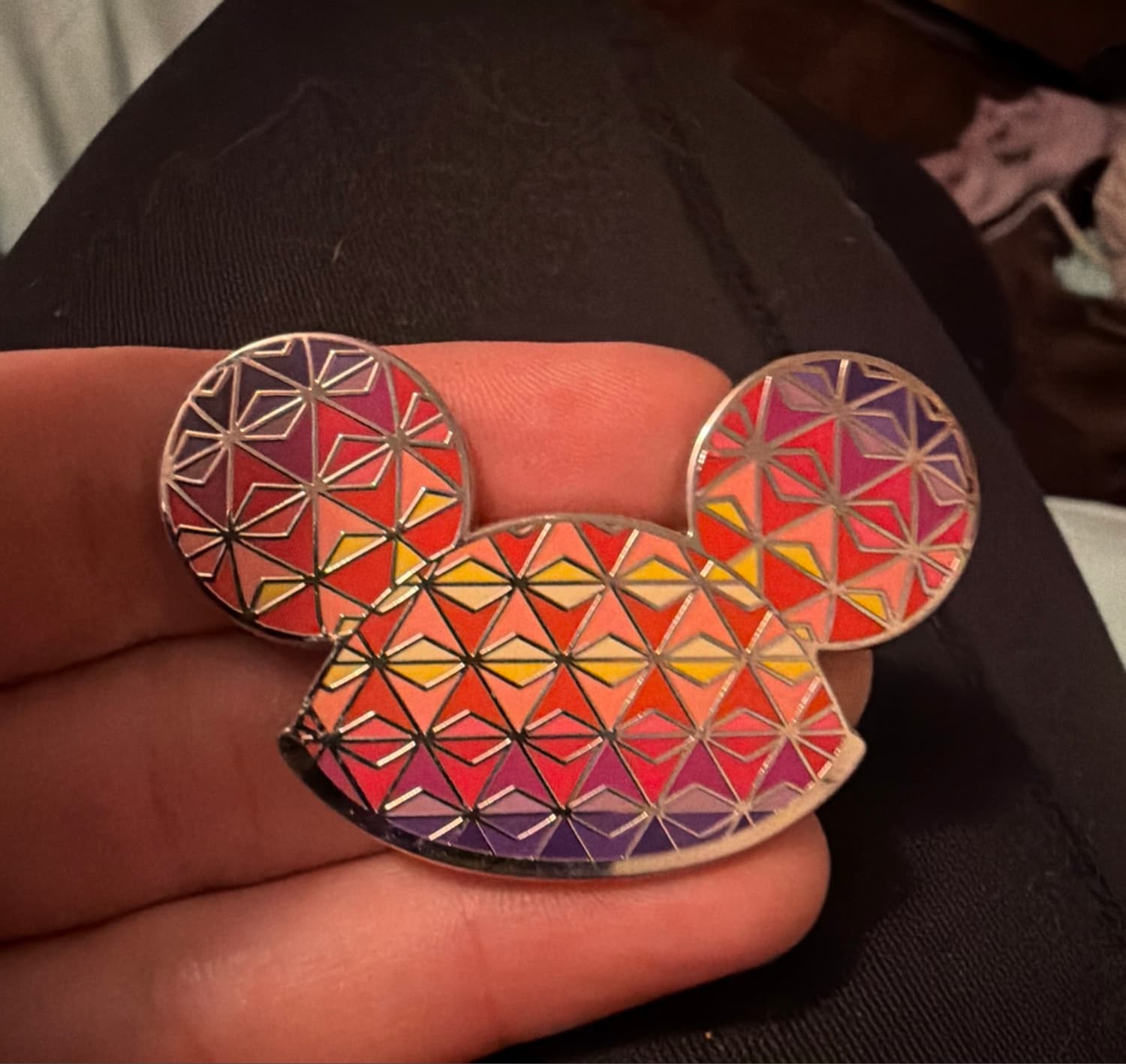 EPCOT Spaceship Earth Mickey Icon Pin