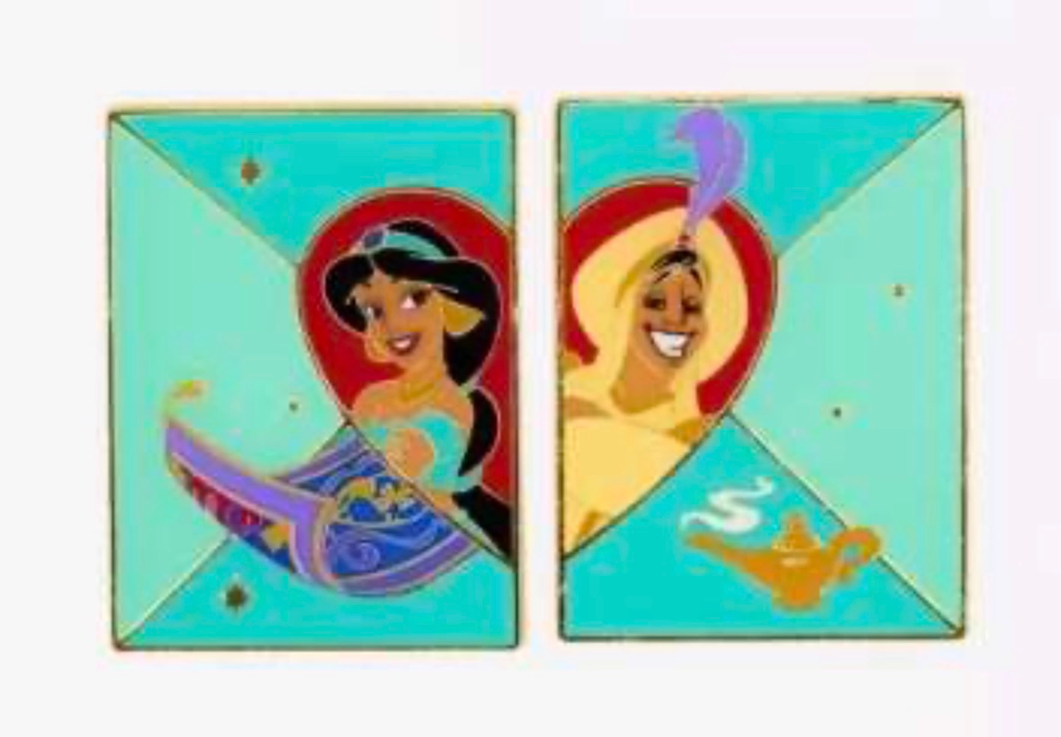 Aladdin and Jasmine Envelope Set