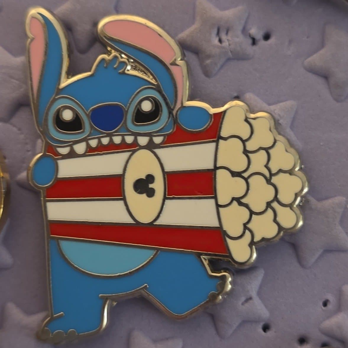 Stitch Eating Popcorn