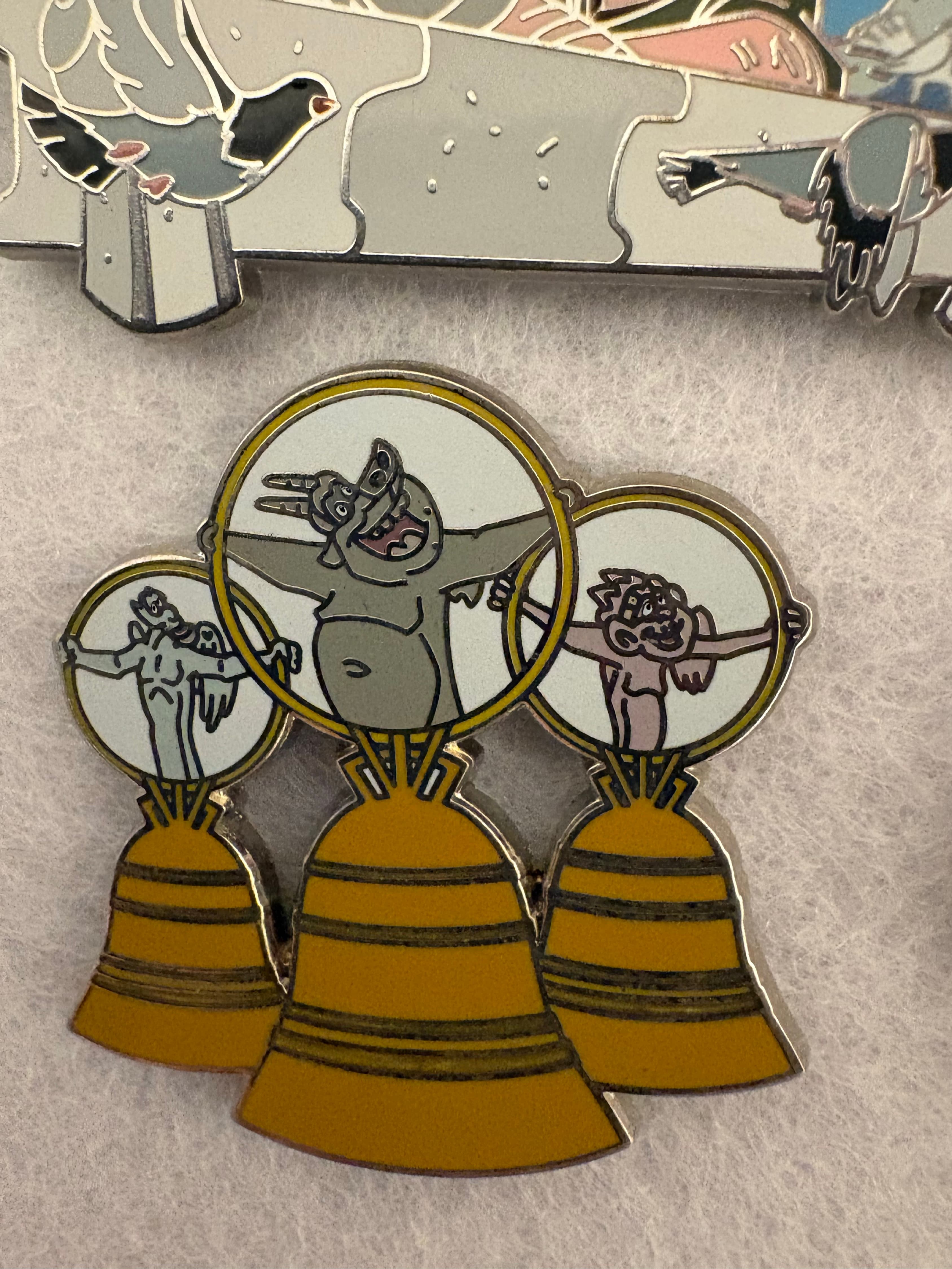 Gargoyles and Bells Hunchback of Notre Dame Holiday Mystery Disney Pin