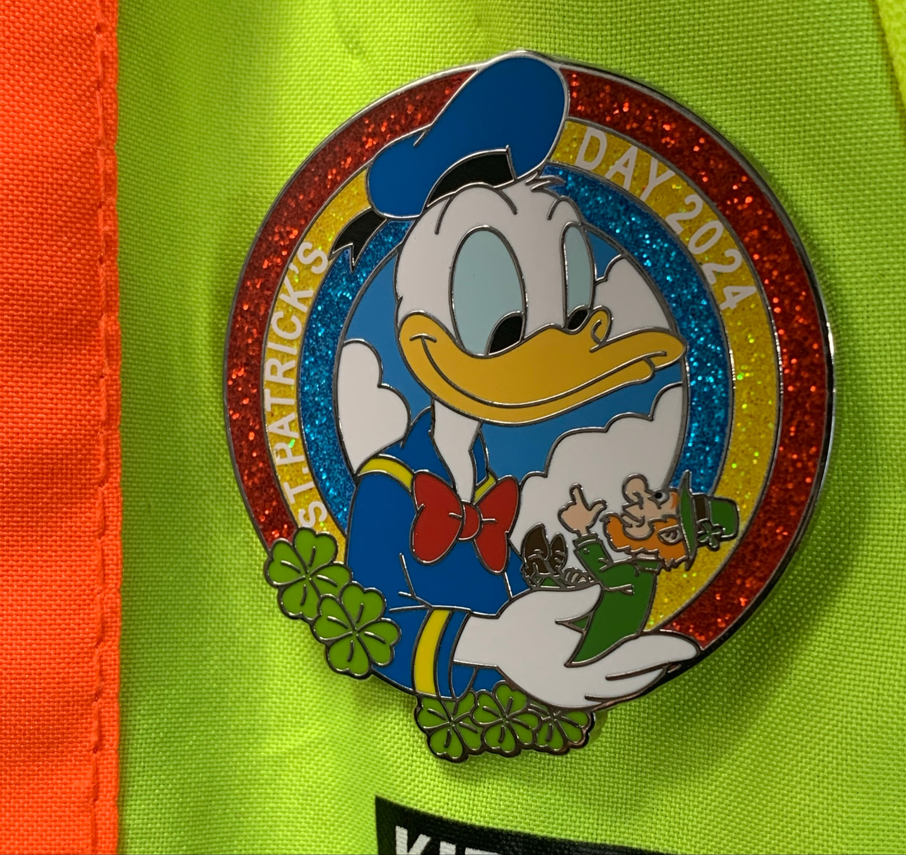 Donald Duck with Leprechaun - St. Patrick's Day 2024