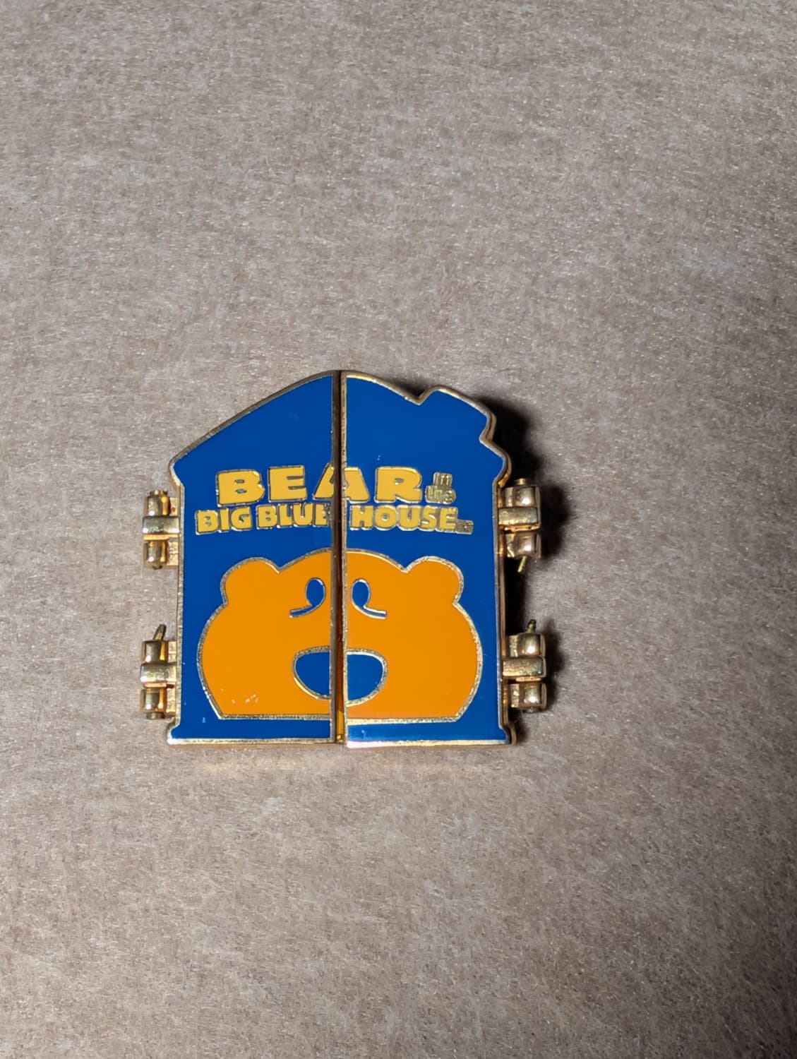 Bear in the Big Blue House Hinged House Logo Pin