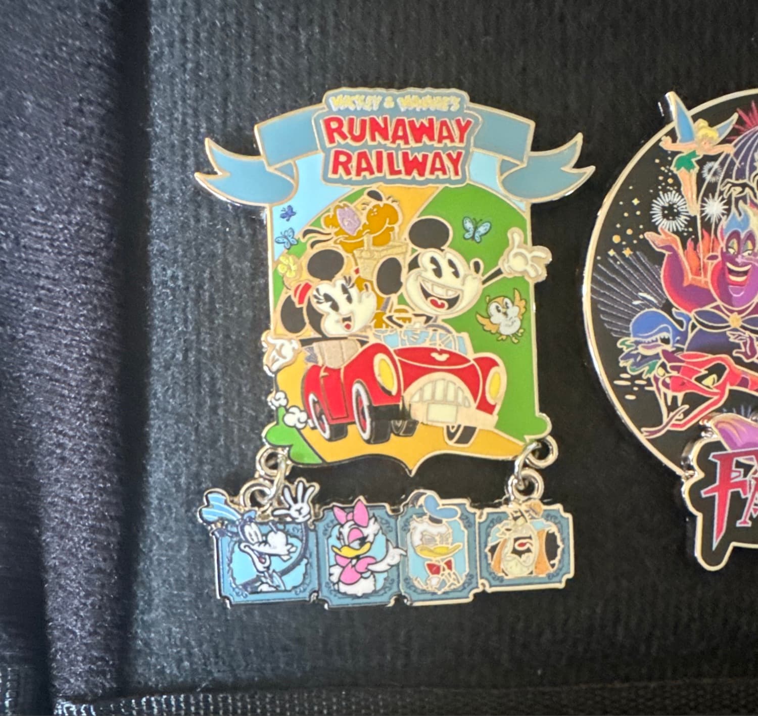 Mickey & Minnie's Runaway Railway Dangle Pin