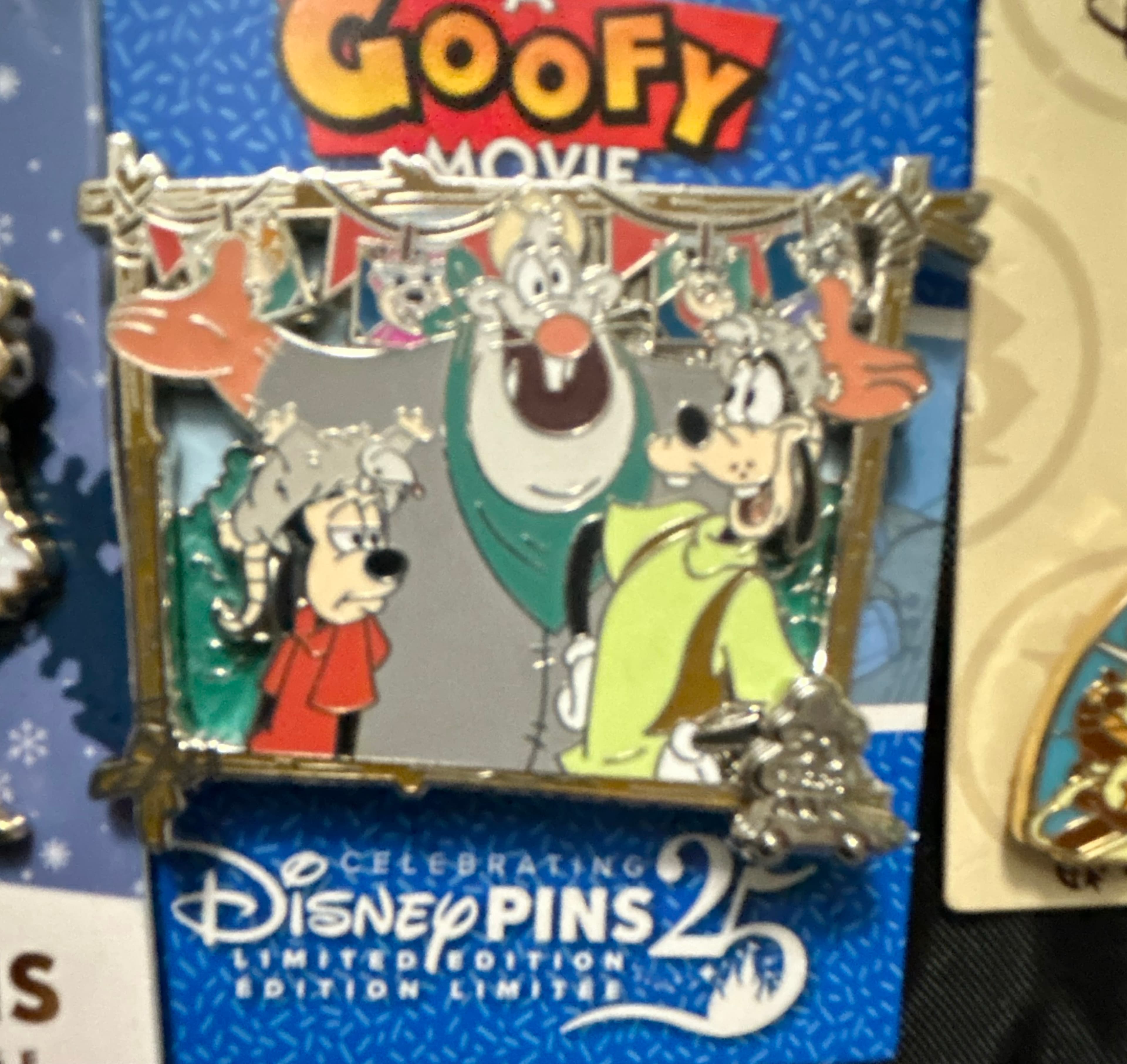 Goofy Movie 30th Anniversary - Goofy, Max, and Lester - Celebrating Disney Pins 25