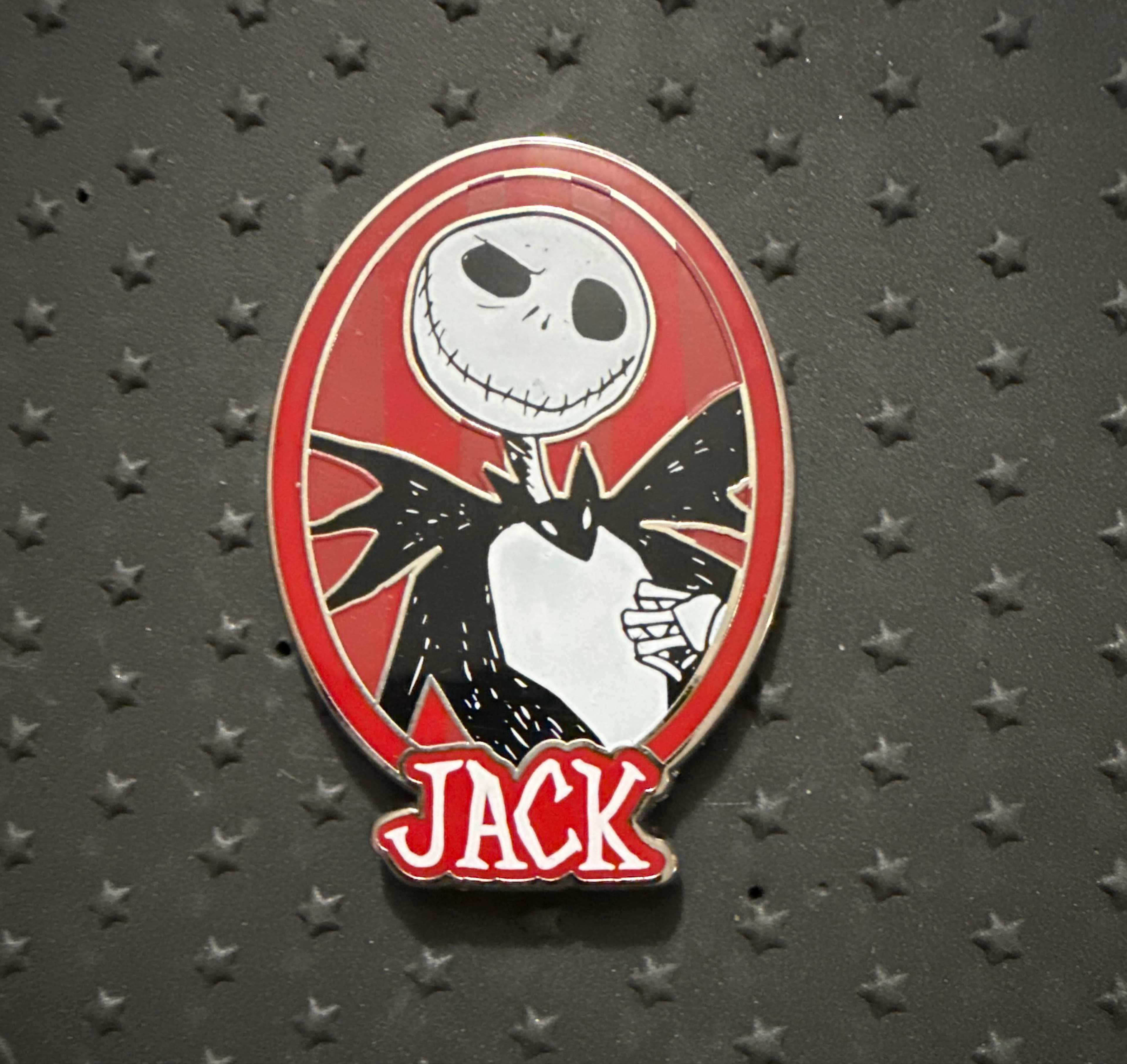 Disney Jack Skellington Pin - Jack Name with Face