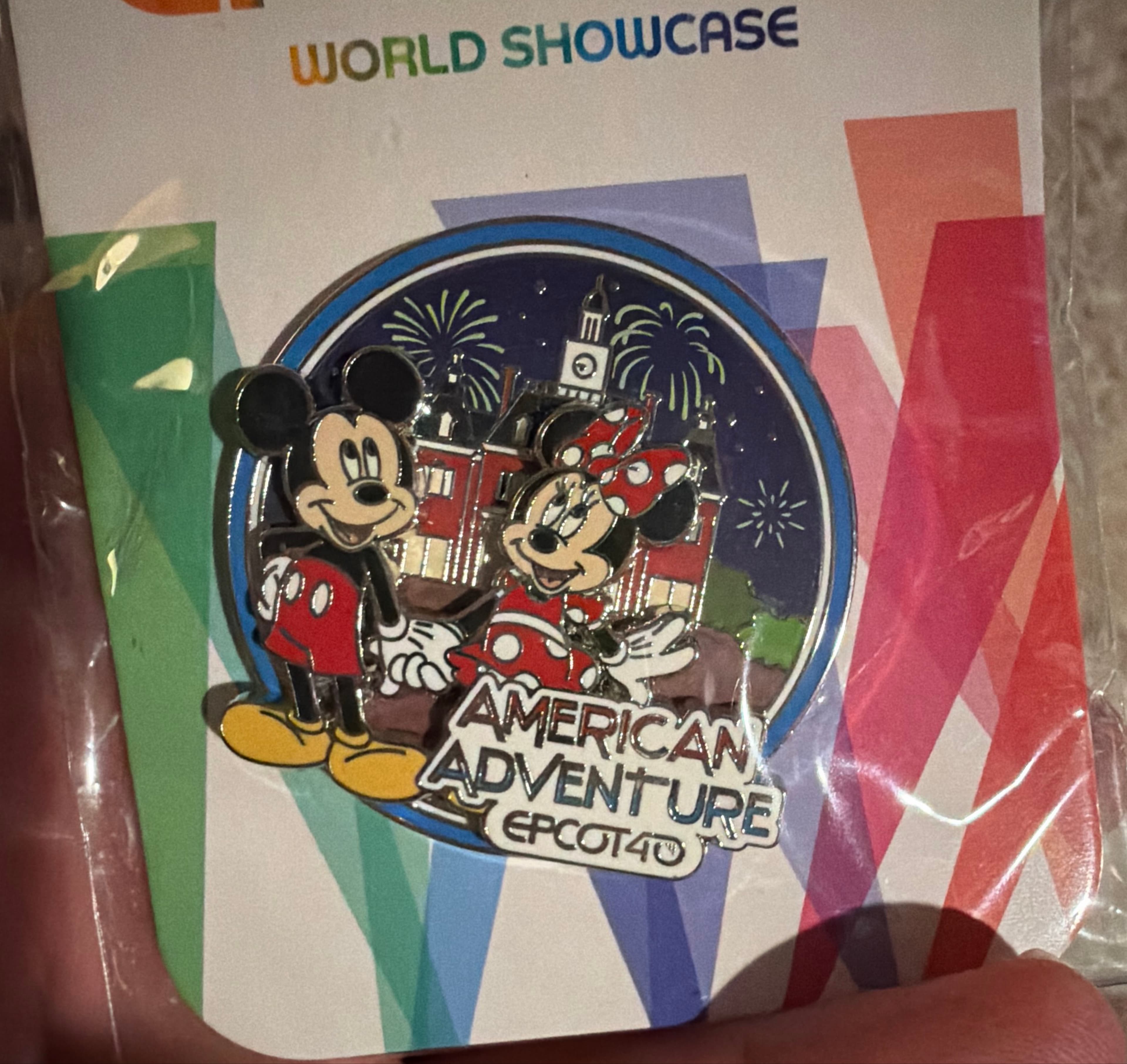 Mickey & Minnie American Adventure Epcot 40th Anniversary