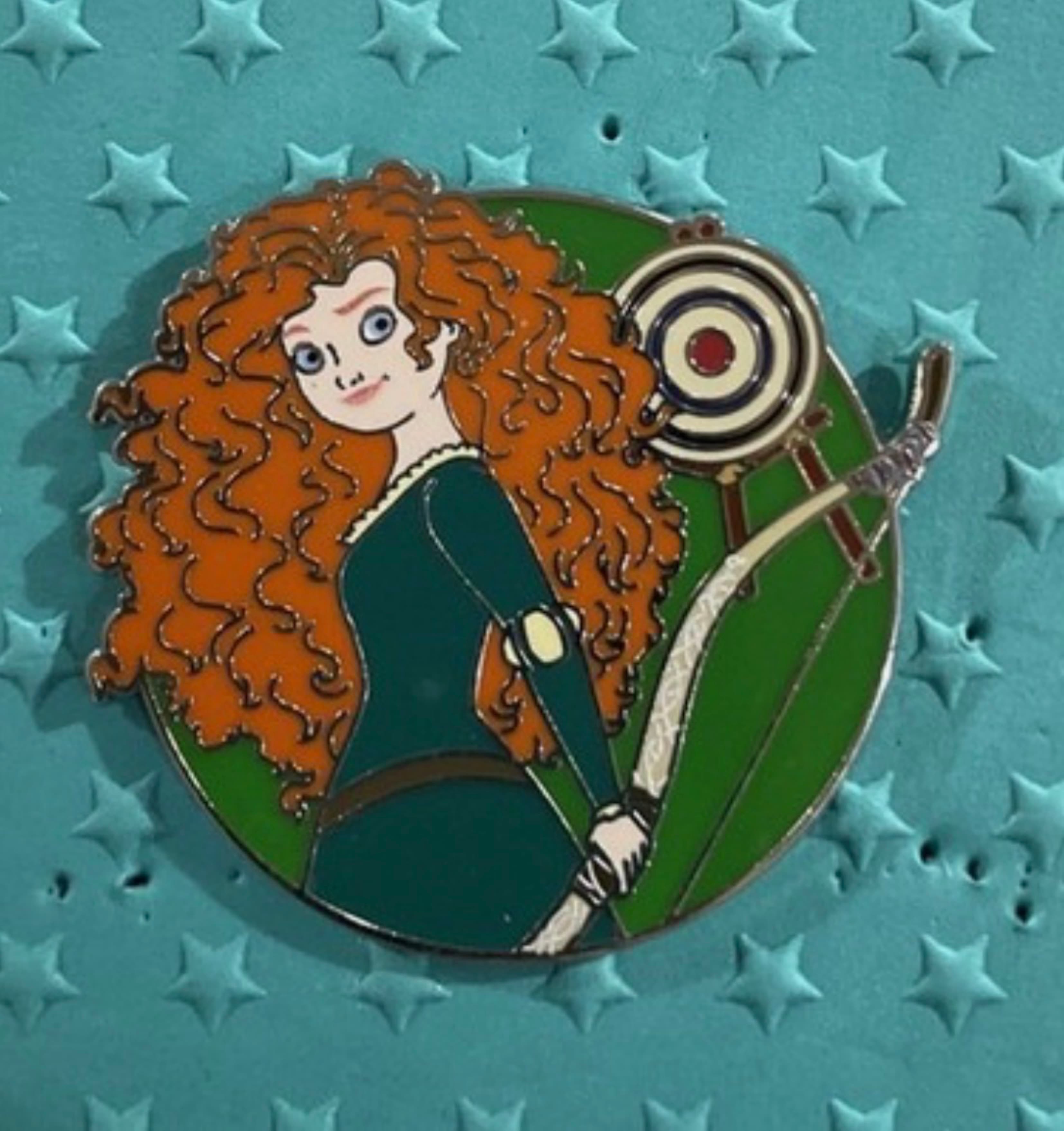 Merida - Magical Marksmen Mystery Pin Set front