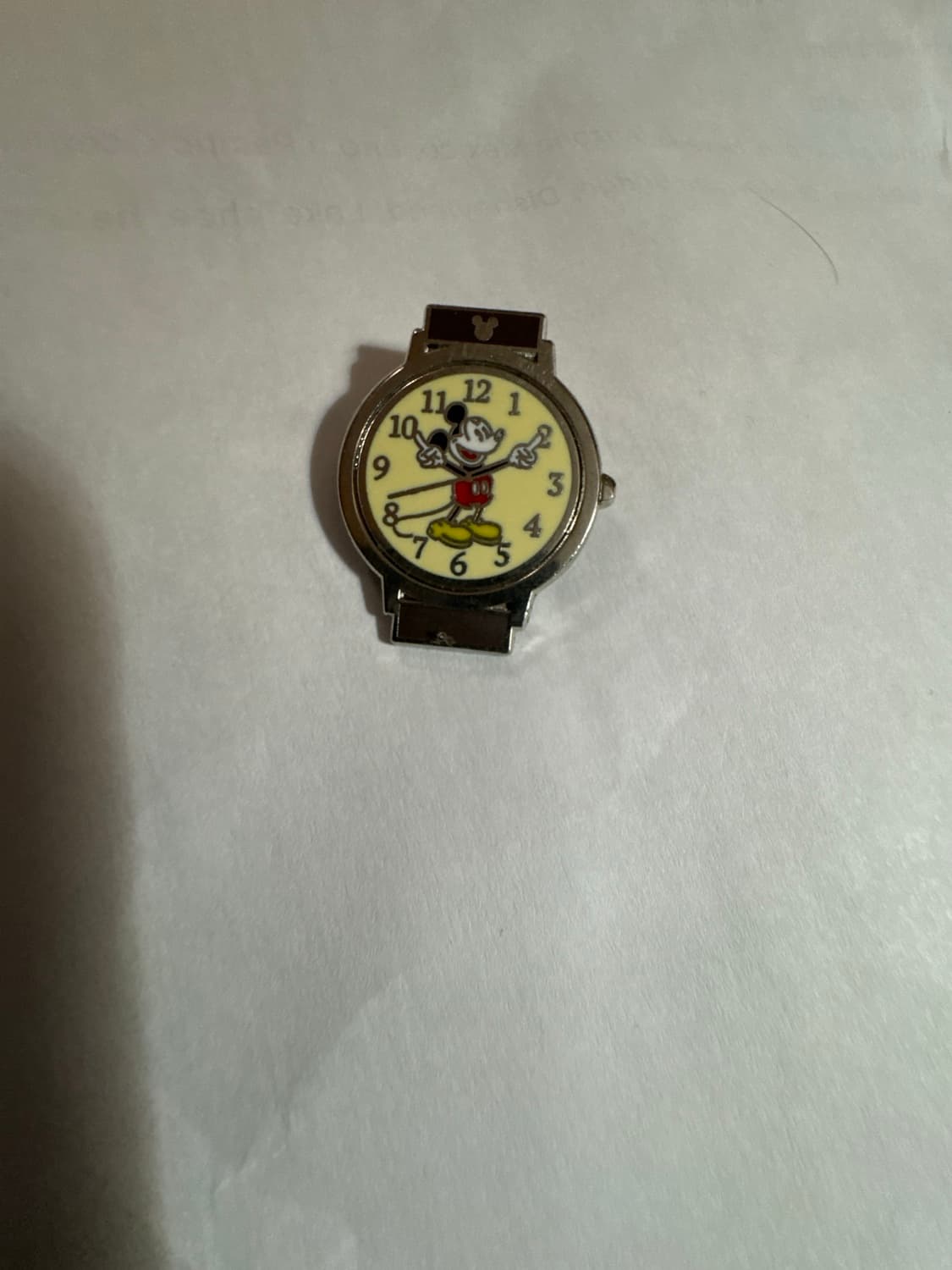 Mickey Mouse Watch Face Hidden Mickey Pin