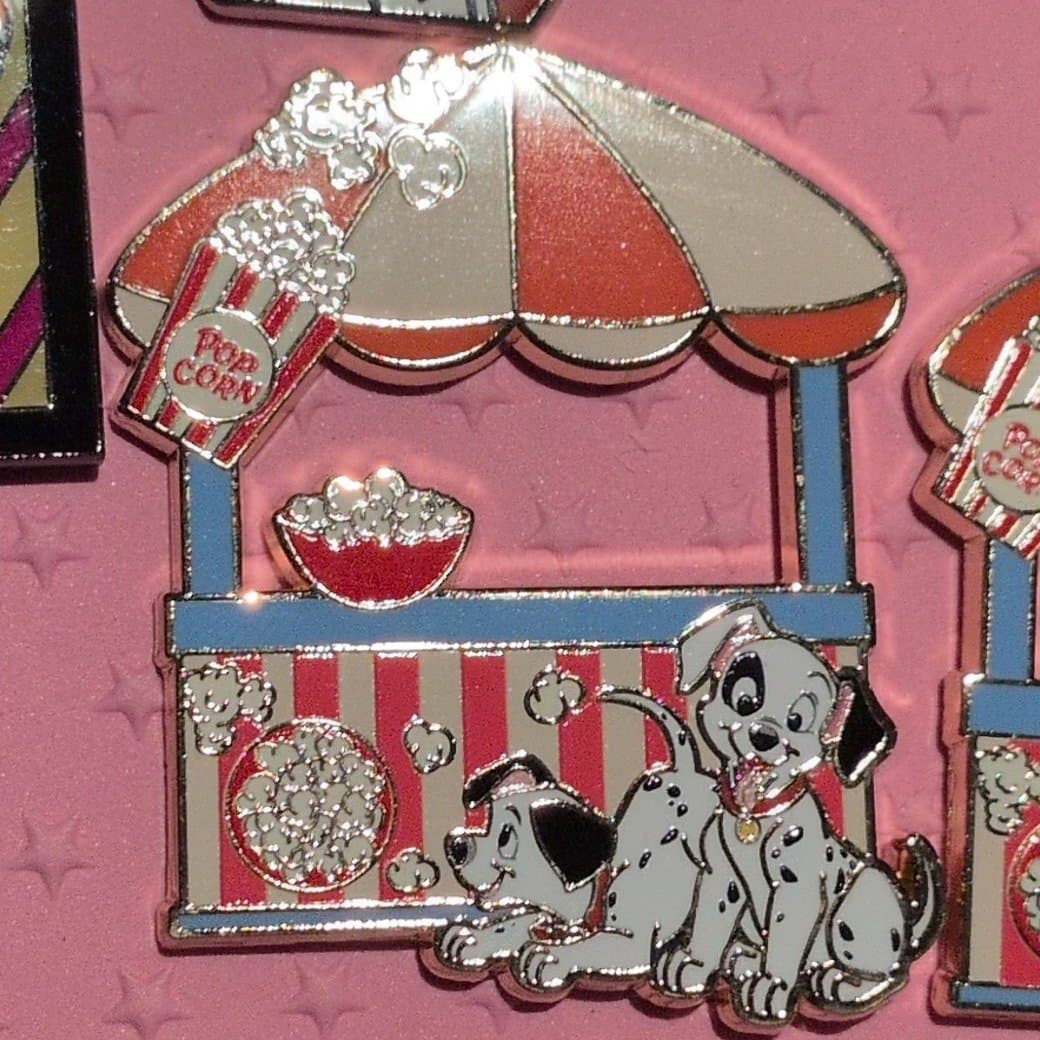Disney Cats & Dogs Food Stands Blind Box Enamel Pin