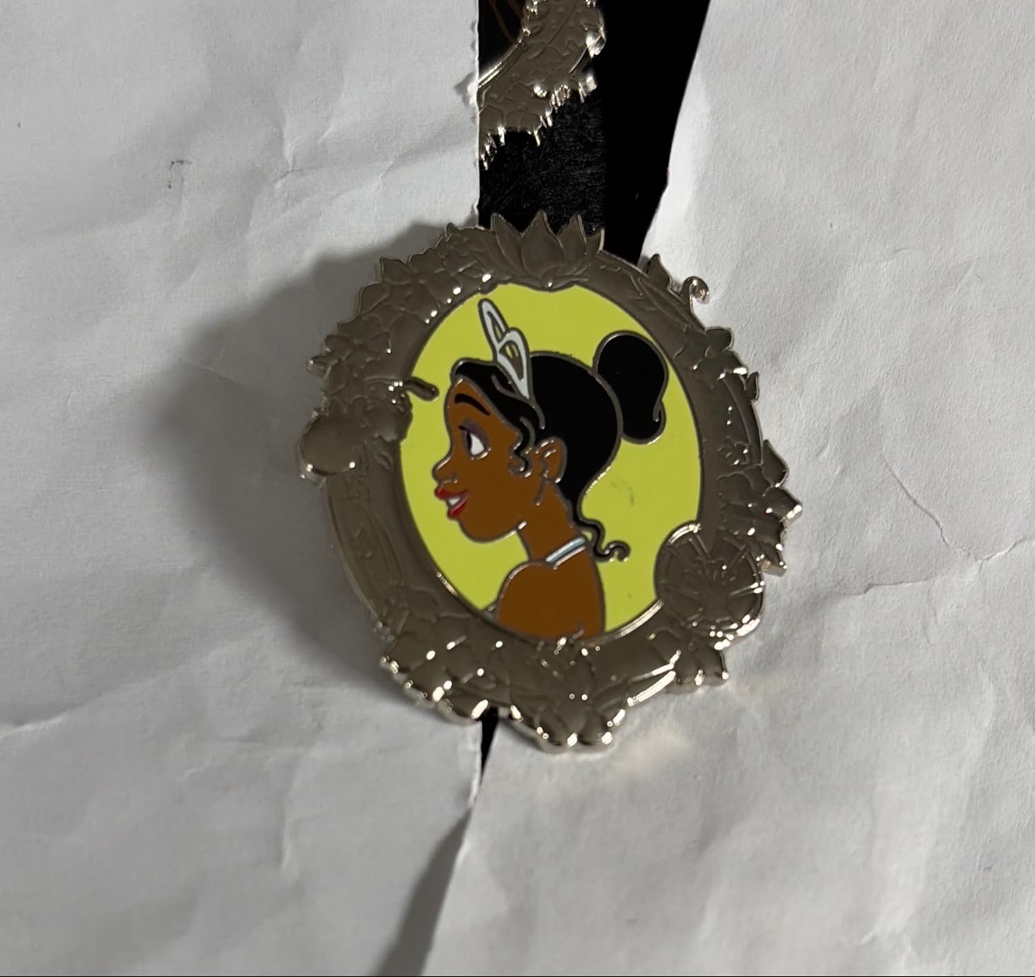 Princess Portrait Silver Frame - Tiana