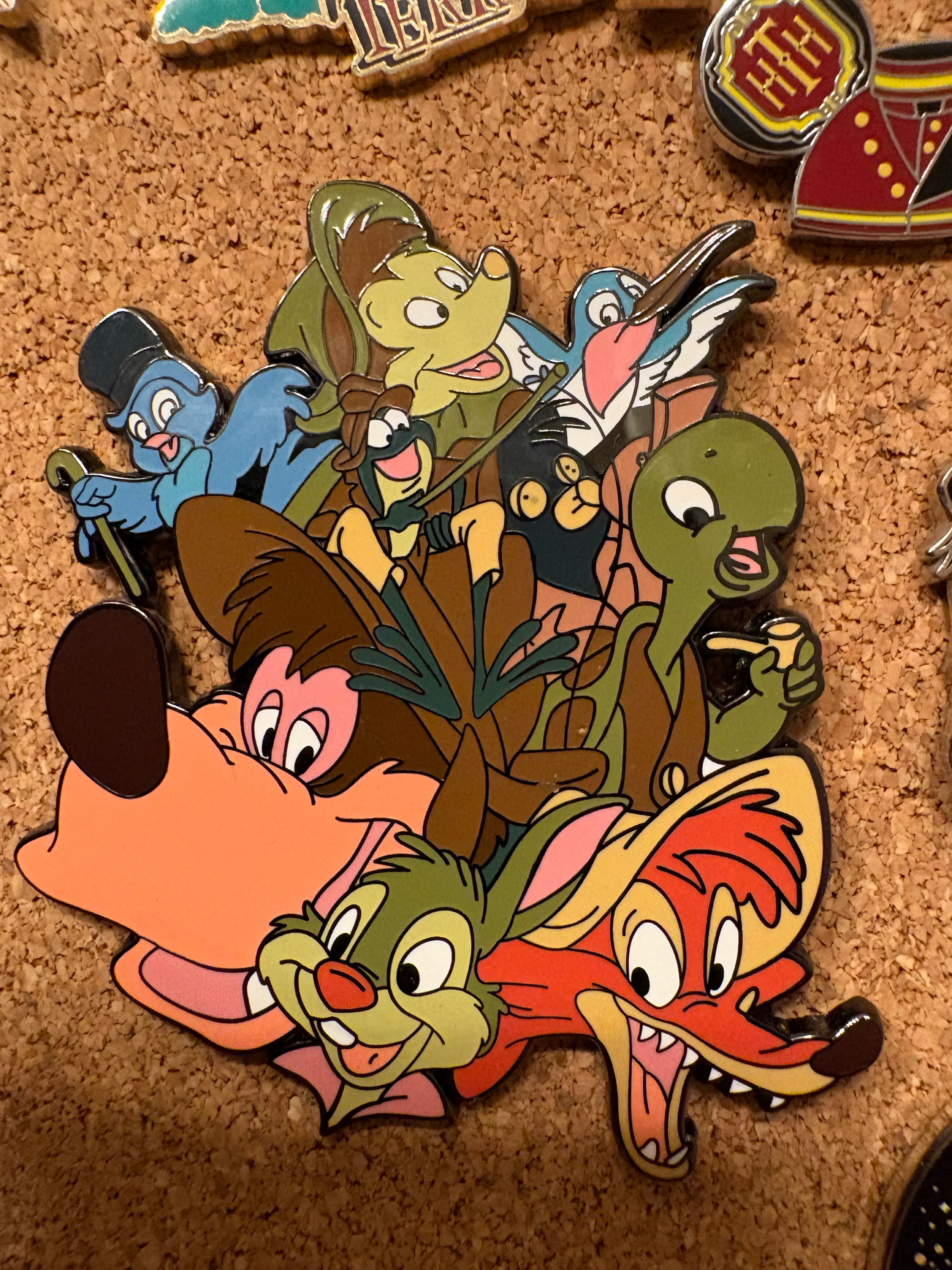 Splash mountain cluster fantasy pin
