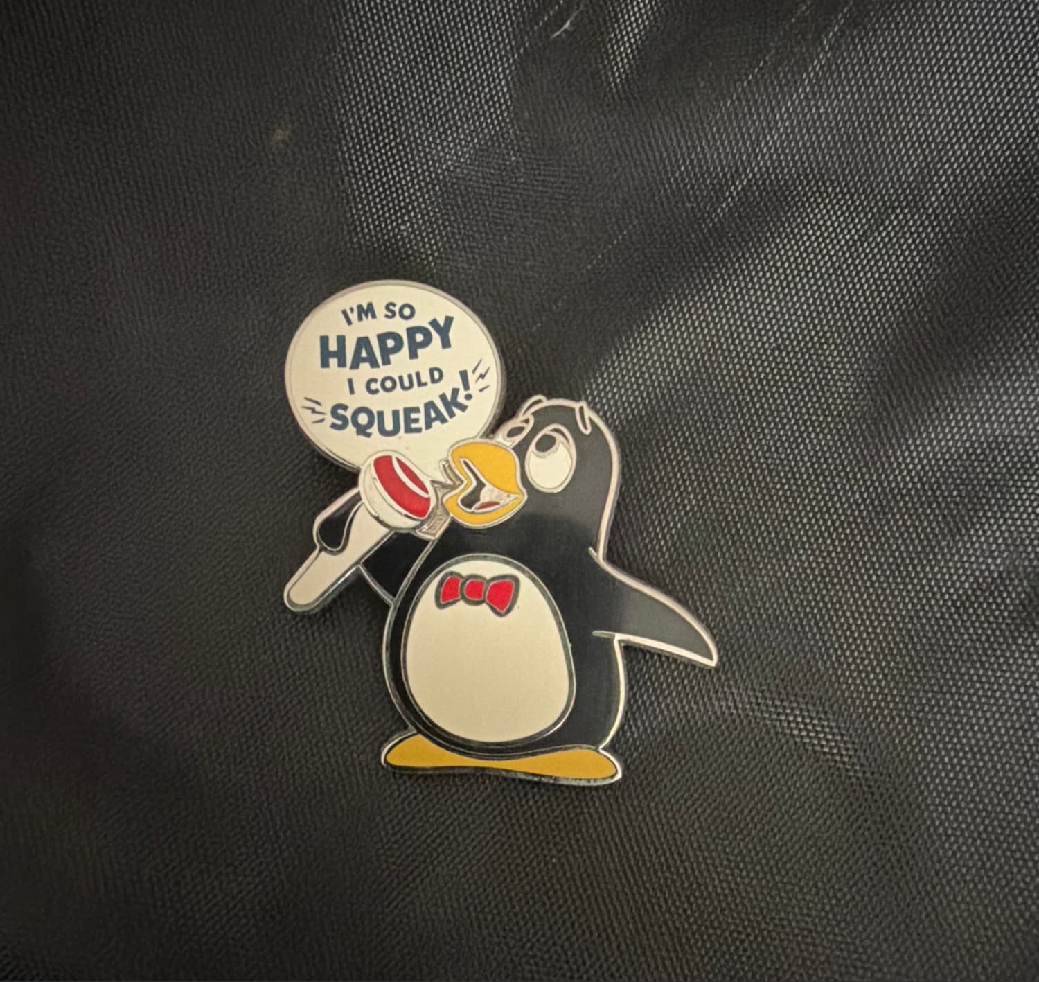 Wheezy I'm So Happy I Could Squeak Pin