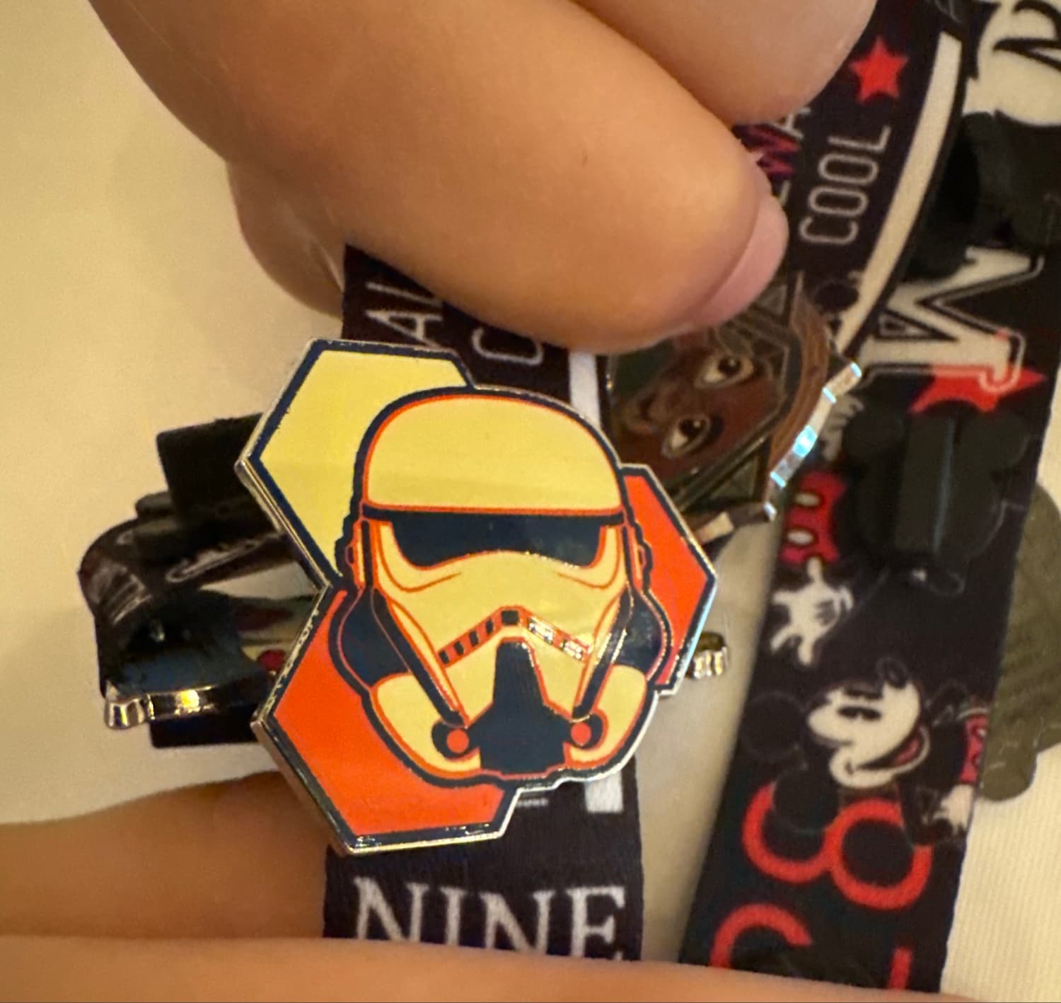 Star Wars Evolution of Stormtrooper Hexagonal Pin