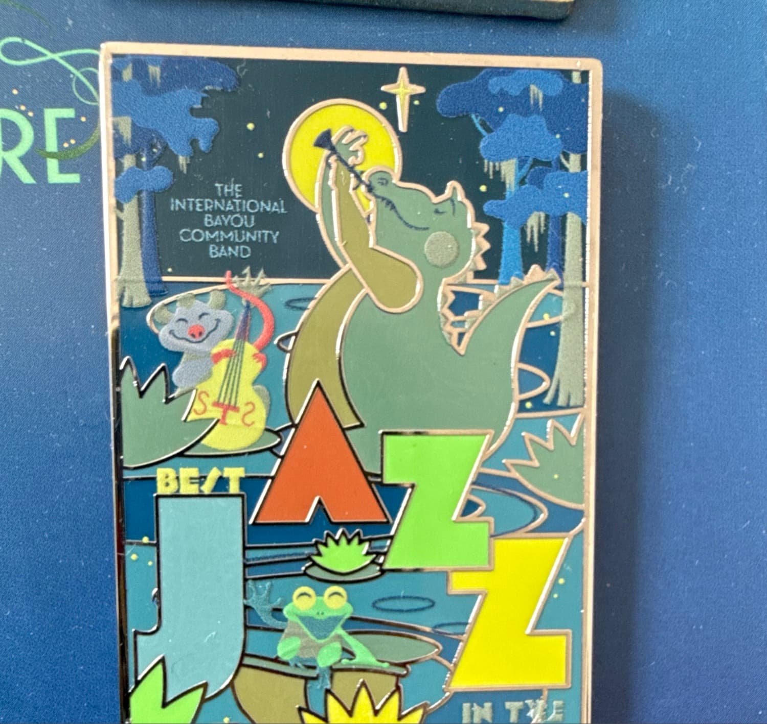 Tiana's Bayou Adventure Poster Disney Pin Jazz Band Only (A)