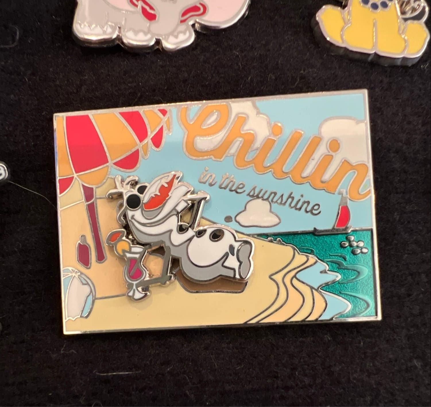 Olaf Chillin in the Sunshine Summer Postcard
