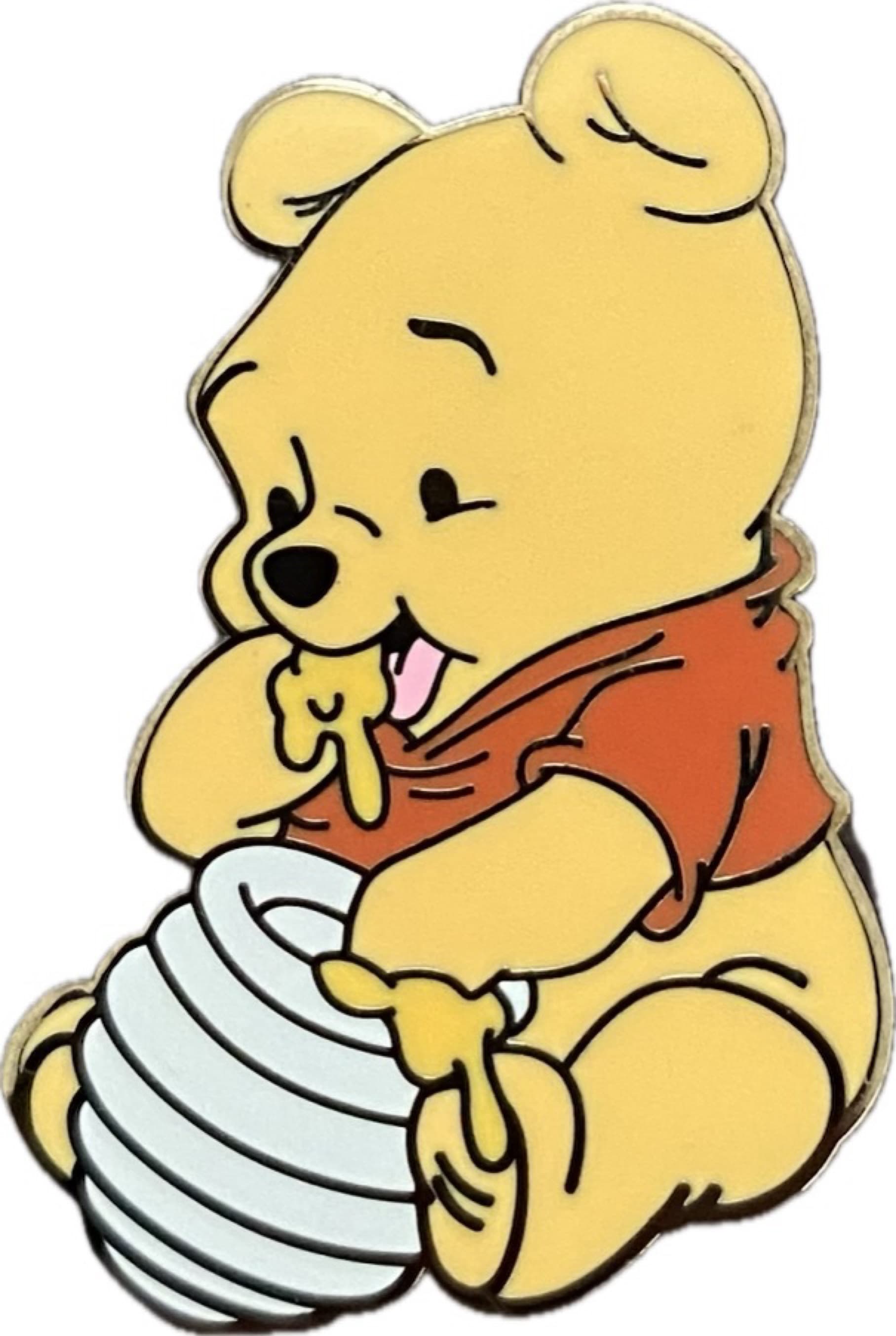 Baby Winnie the Pooh Holding Honey Pot