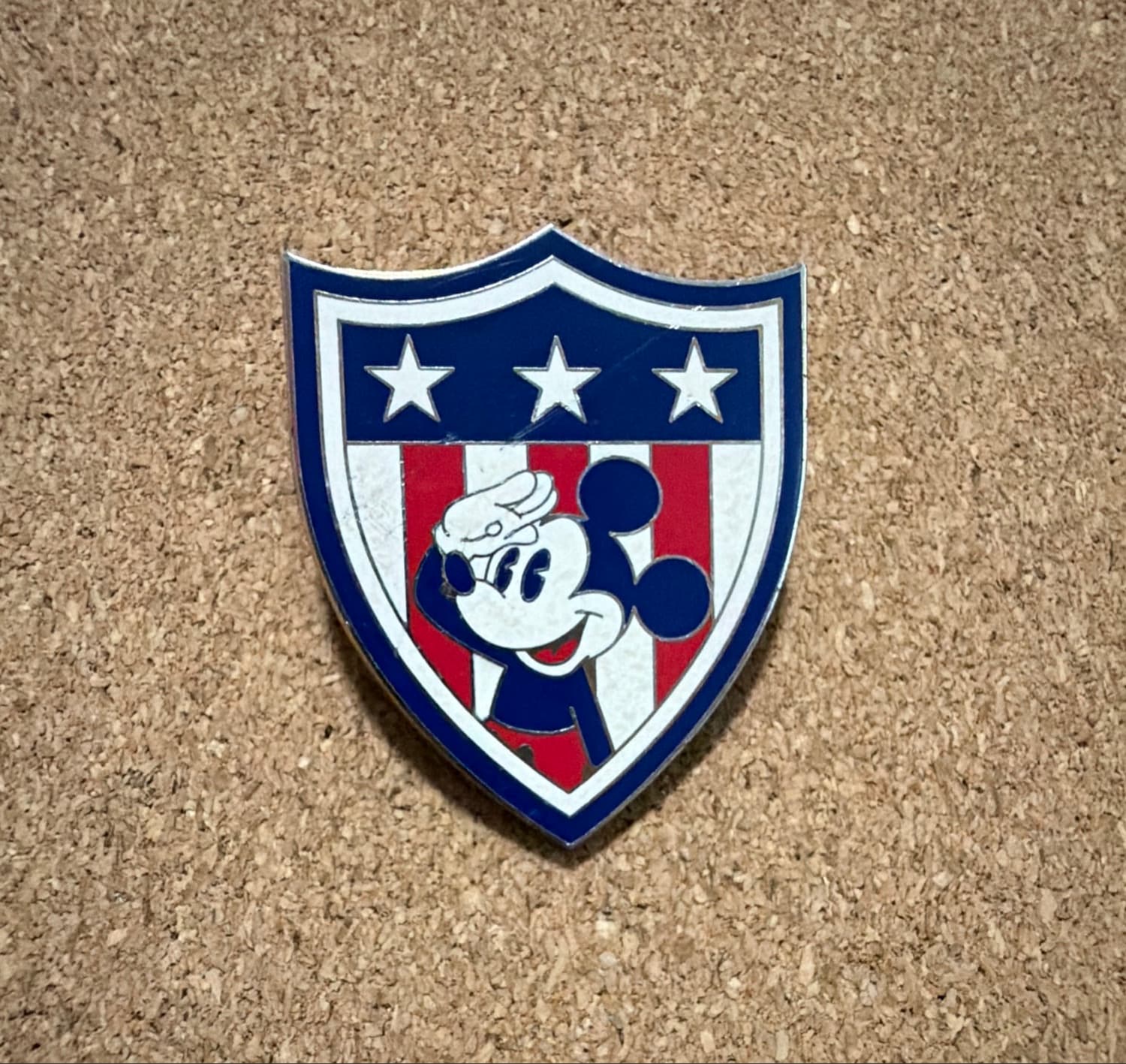 American (USA) Flag Shield- Disneyland