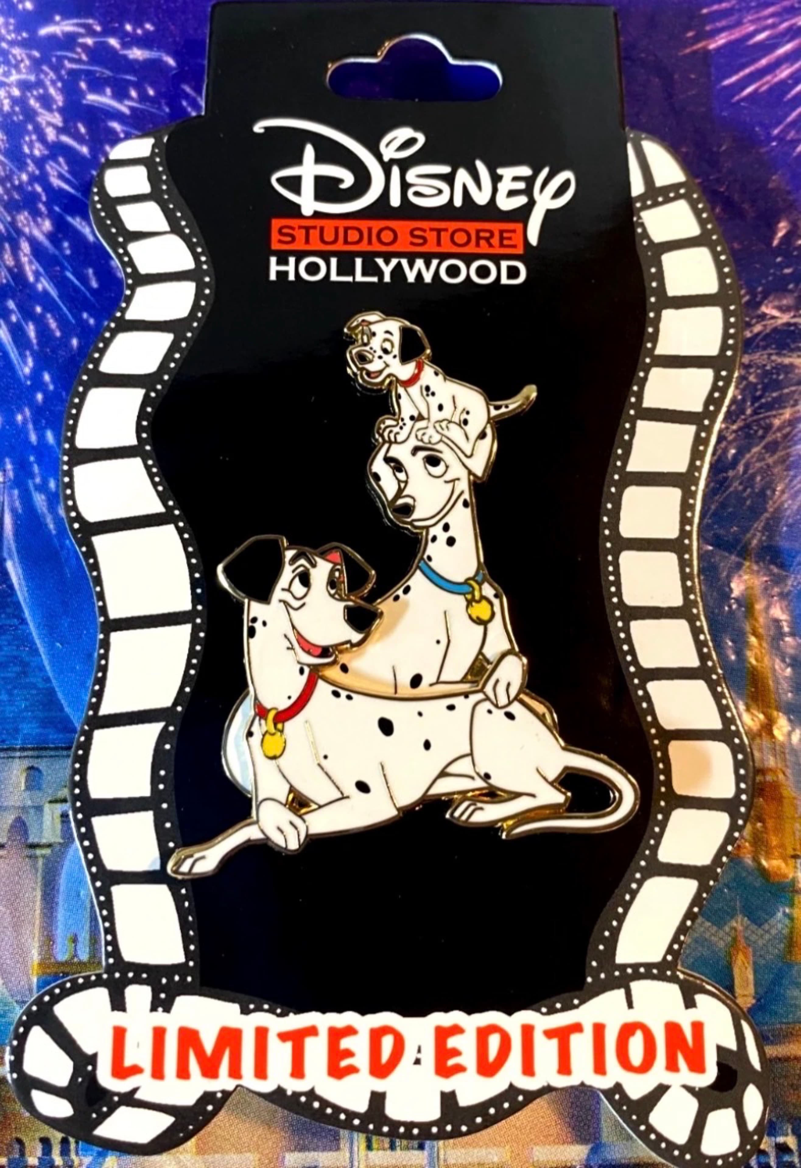 DSSH 101 Dalmatians Perdita Film Stack Series Pin front