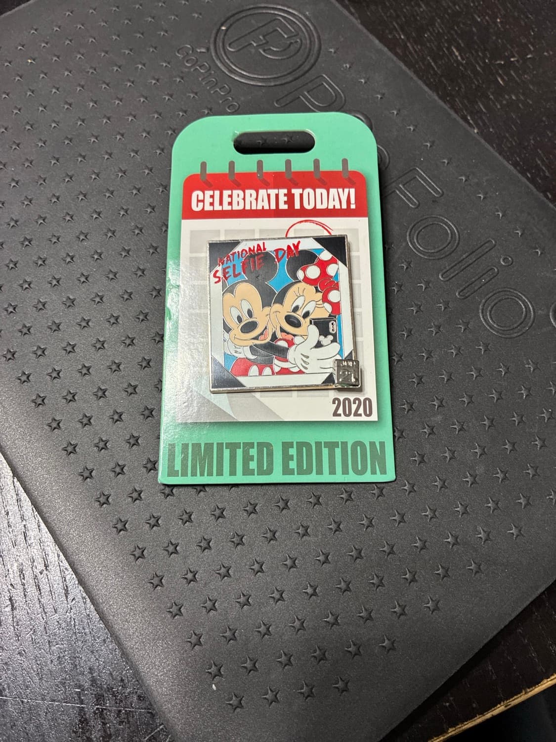 National Selfie Day 2020 - Mickey and Minnie Mouse front
