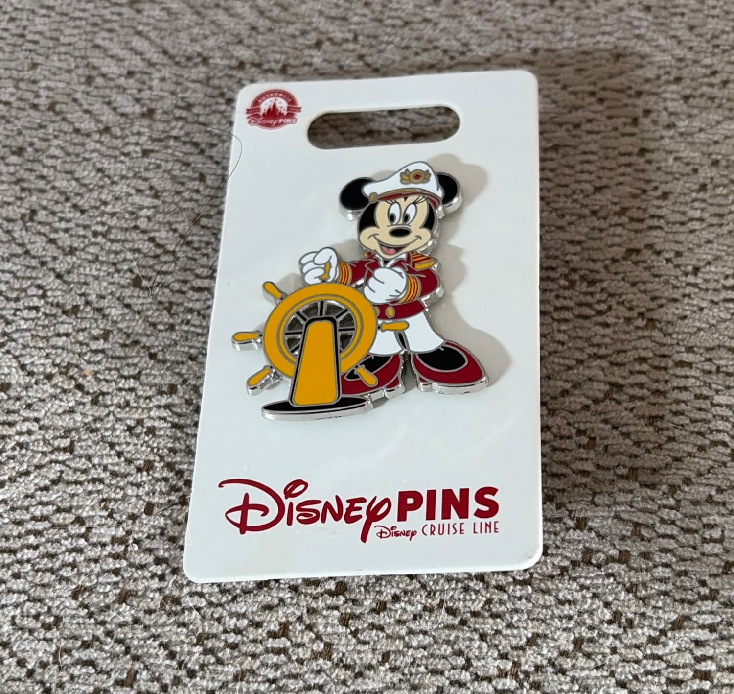 Captain Mickey Mouse at Ship Wheel