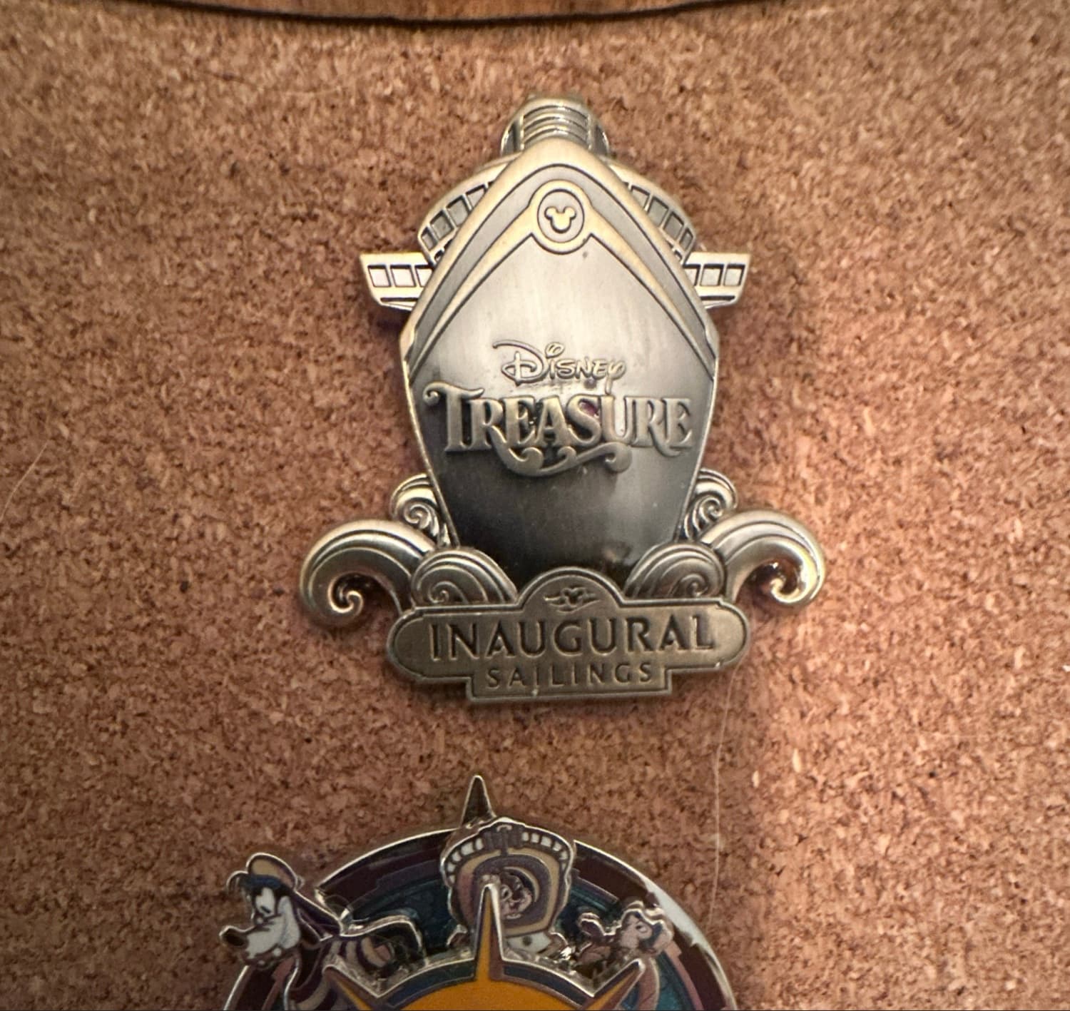 Inaugural Sailings — Disney Treasure Sculpted Ship front