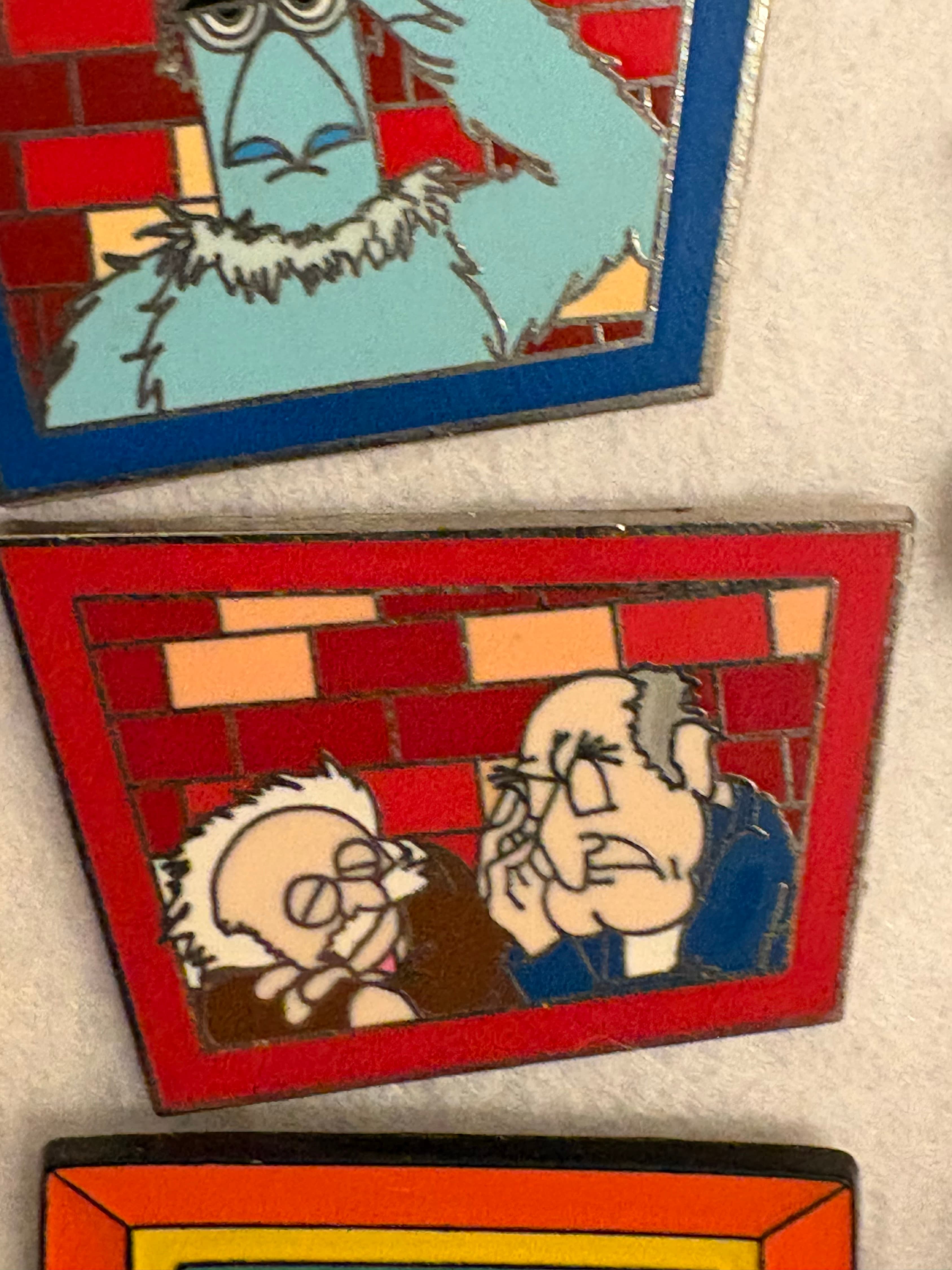 STATLER & WALDORF W/ BRICK WALL PIN