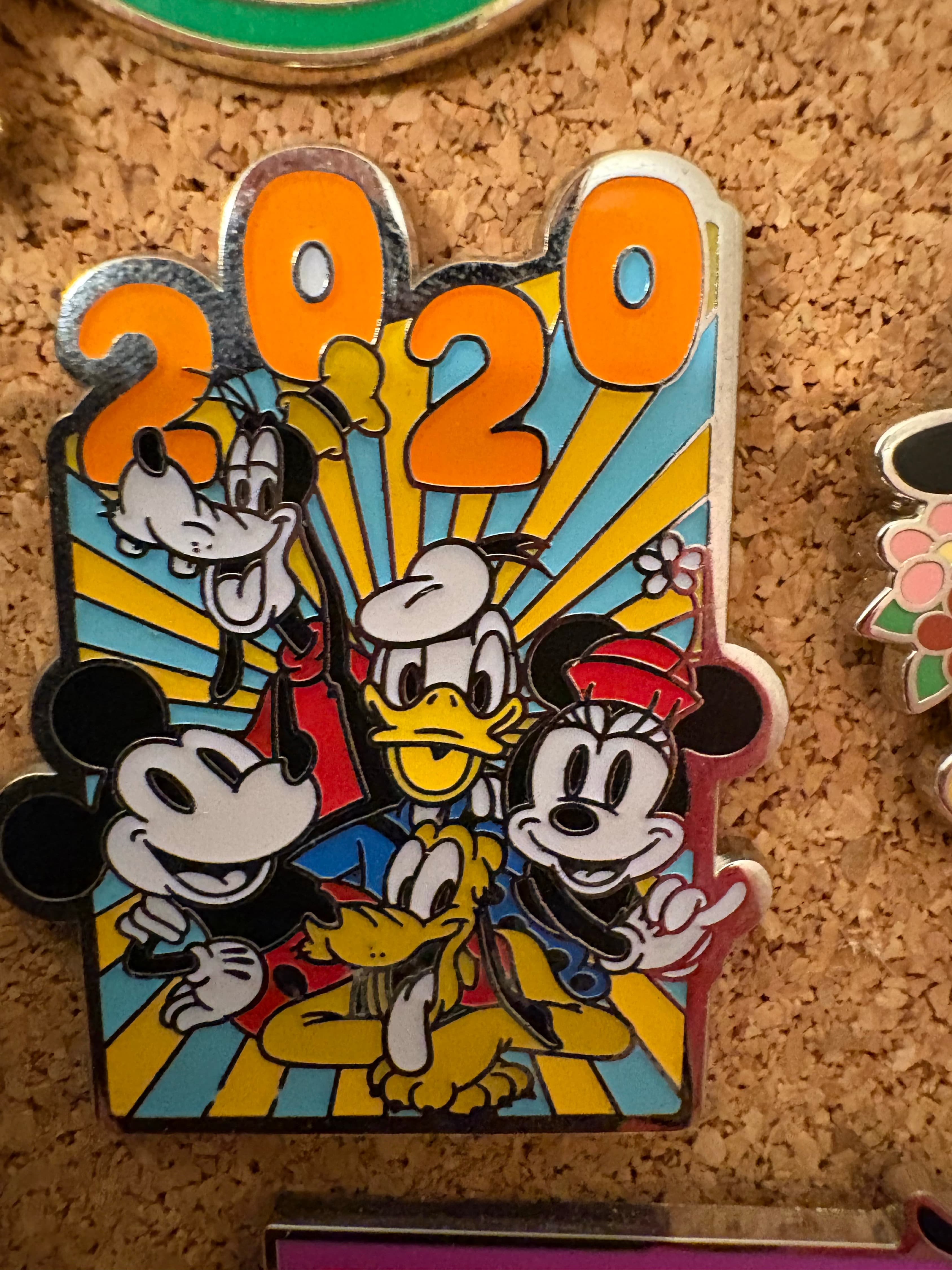 Mickey and Friends Fab Five 2020 Celebration Pin