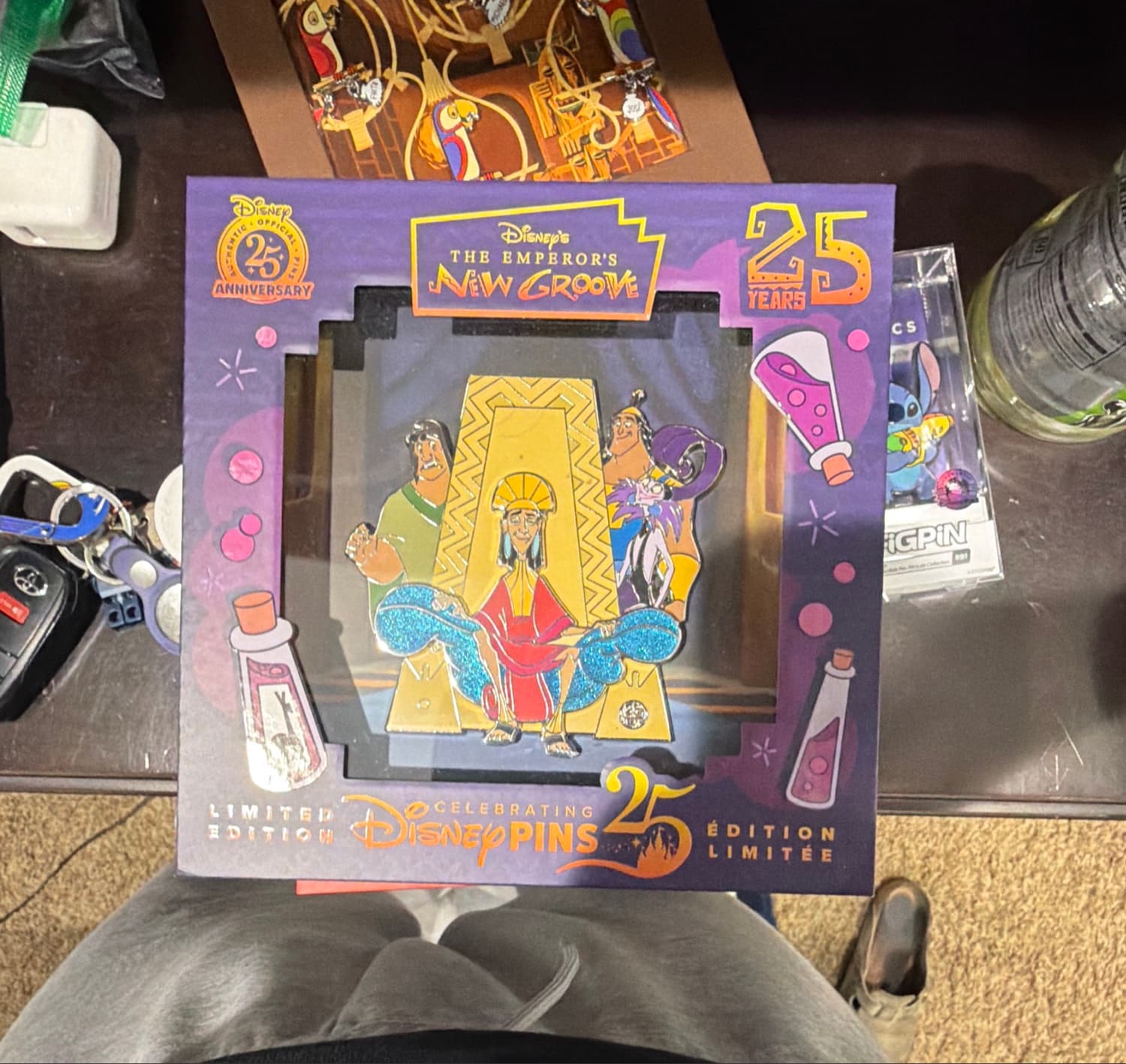 The Emperor's New Groove 25th Anniversary Jumbo Pin