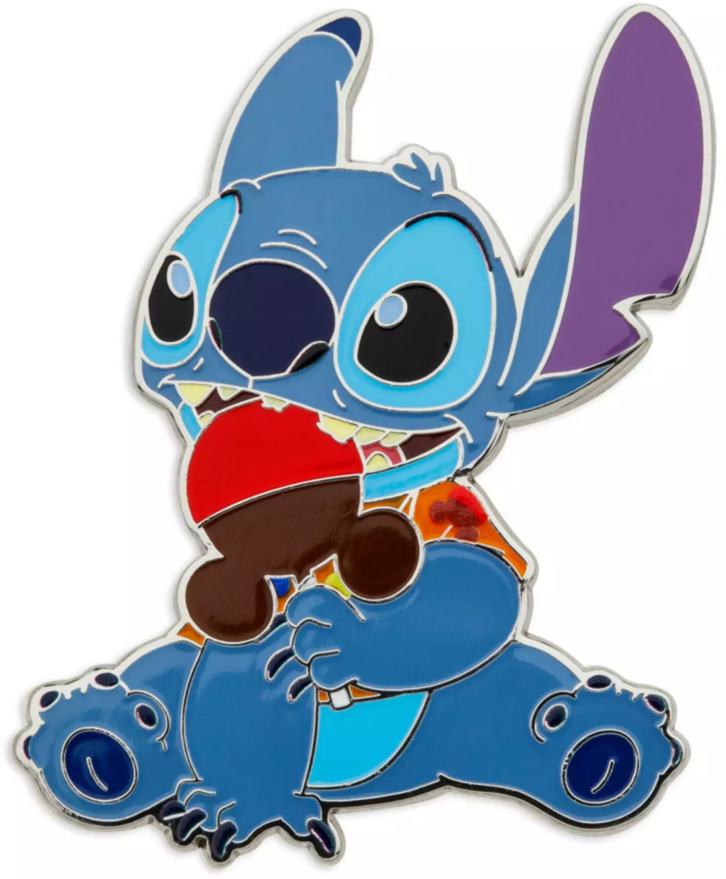 Stitch Eating Mickey Candy Apple