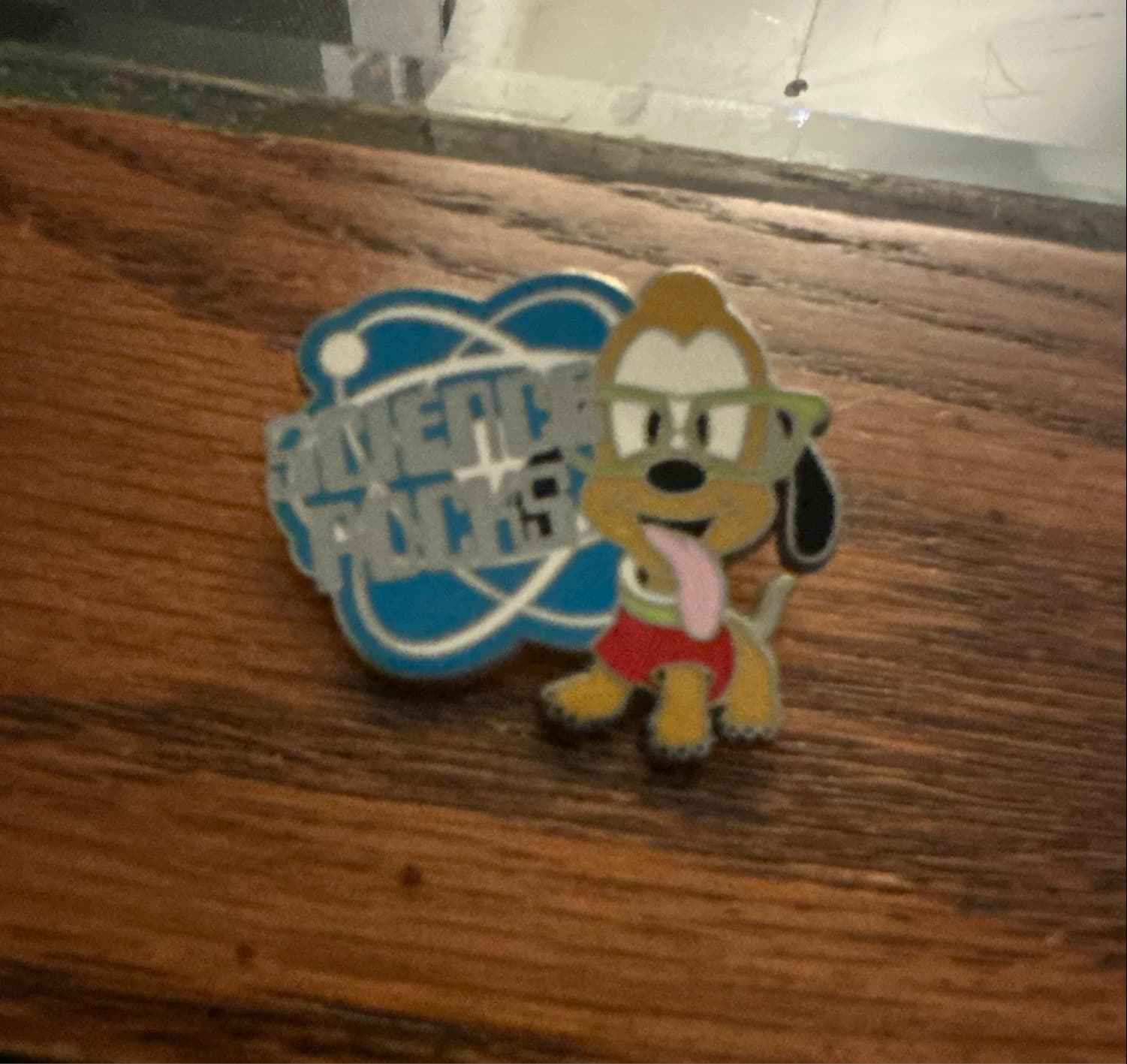 Pluto with Glasses Nerds Rock Head Collection Pin