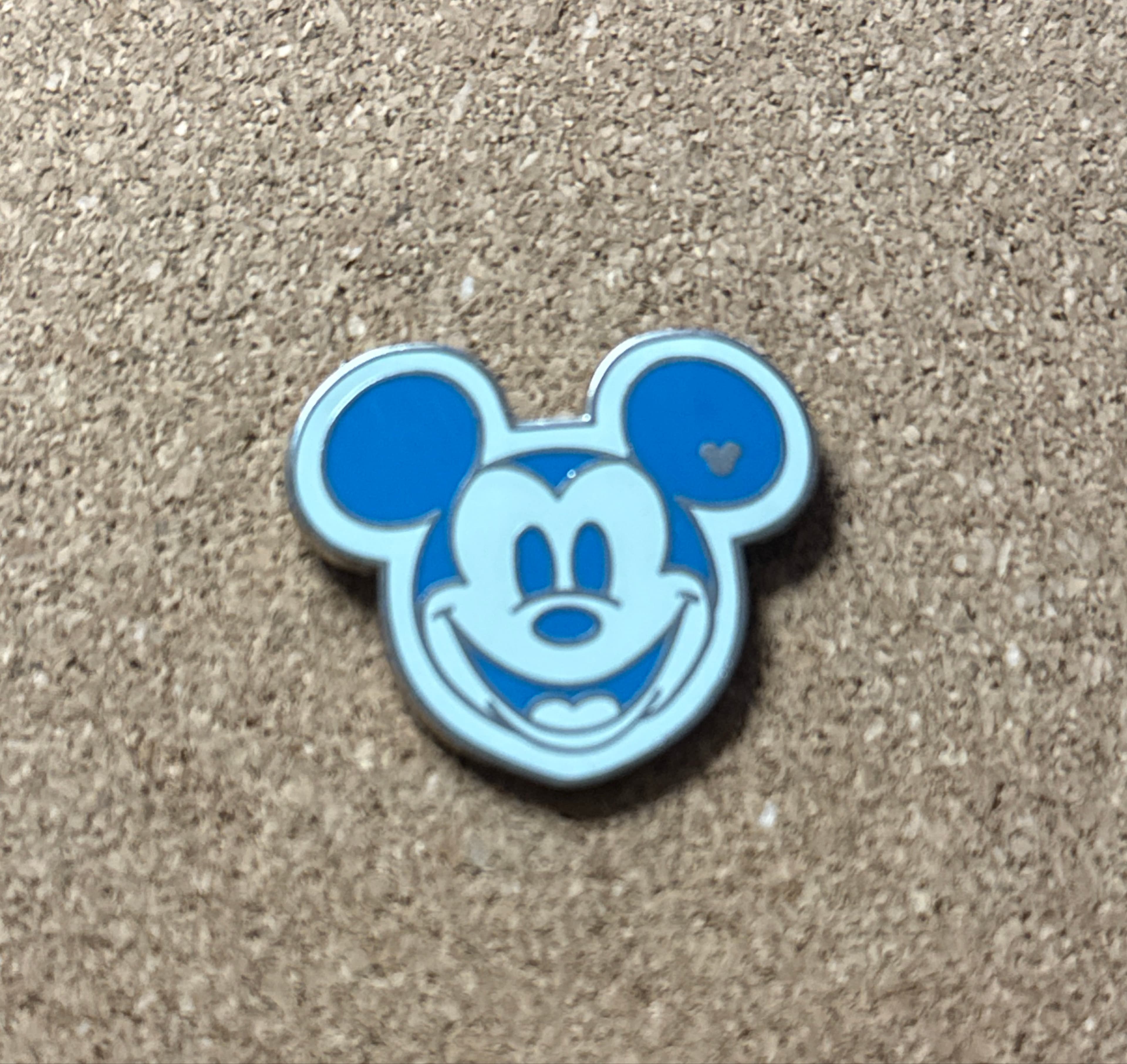 Mickey Mouse Head (Blue) - Colorful Mickeys - WDW Hidden Mickey