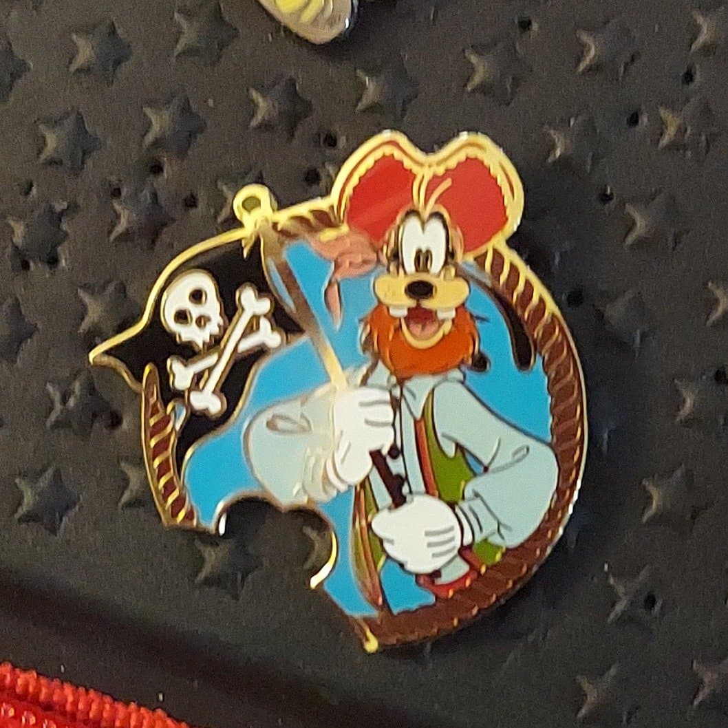 Pirates of the Caribbean - 3D Red Beard Goofy Pin with Hairy Leg