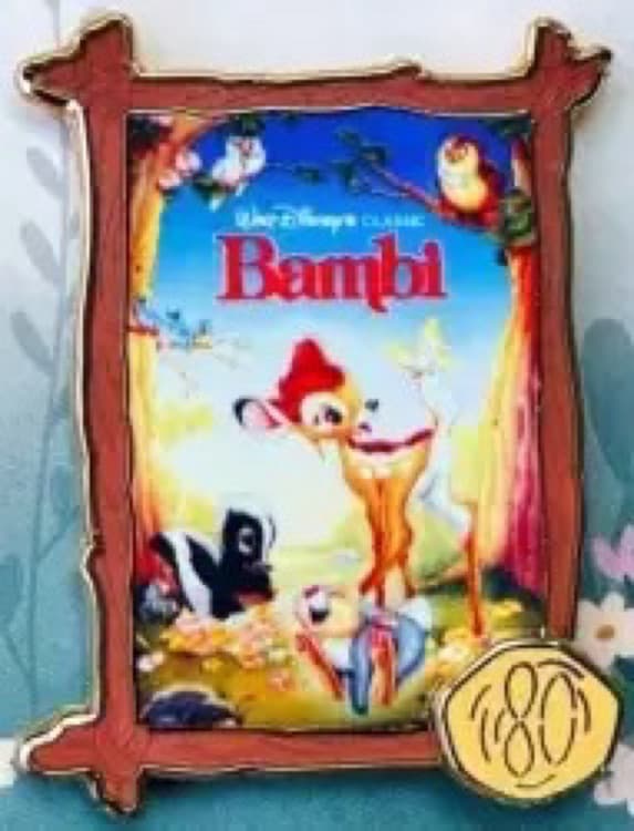 Bambi 80th Anniversary - Movie Poster Pin