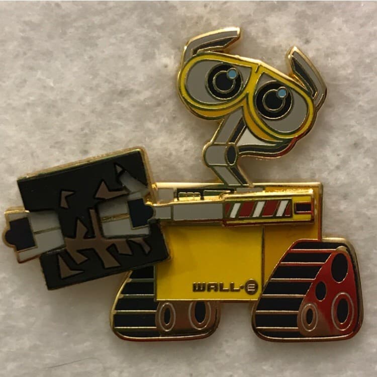 Wall-E Holding Trash