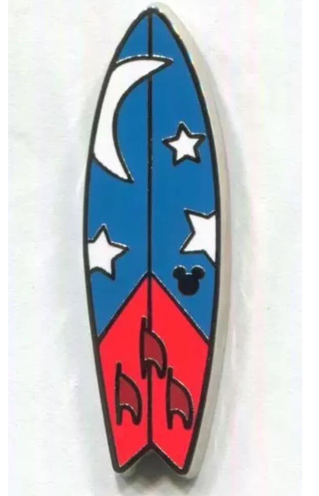 Hidden Mickey 2018 WDW - Surfboards - Sorcerer Mickey