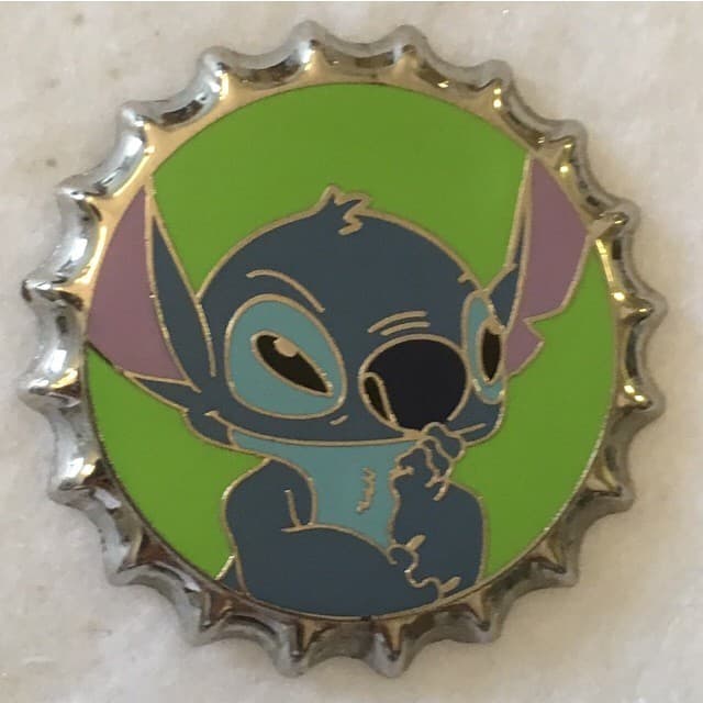 Disney Character Bottle Cap Mystery Set - Stitch
