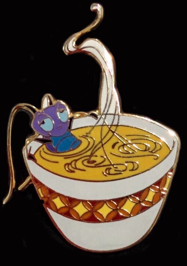 Crickee Bathing in Soup