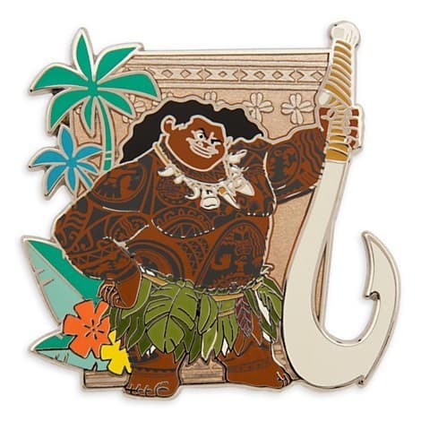 Disney Store - Moana Limited Edition Four Pin Set - Maui ONLY front