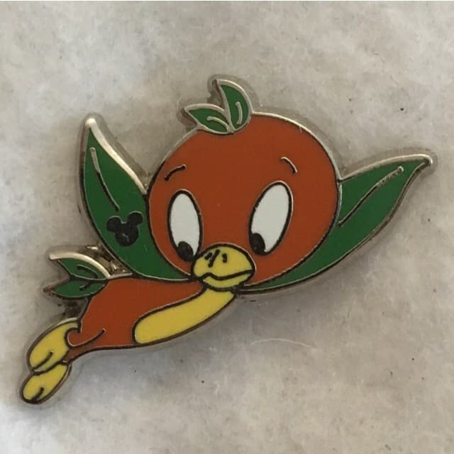 Hidden Mickey 2011 - Orange Bird - Flying