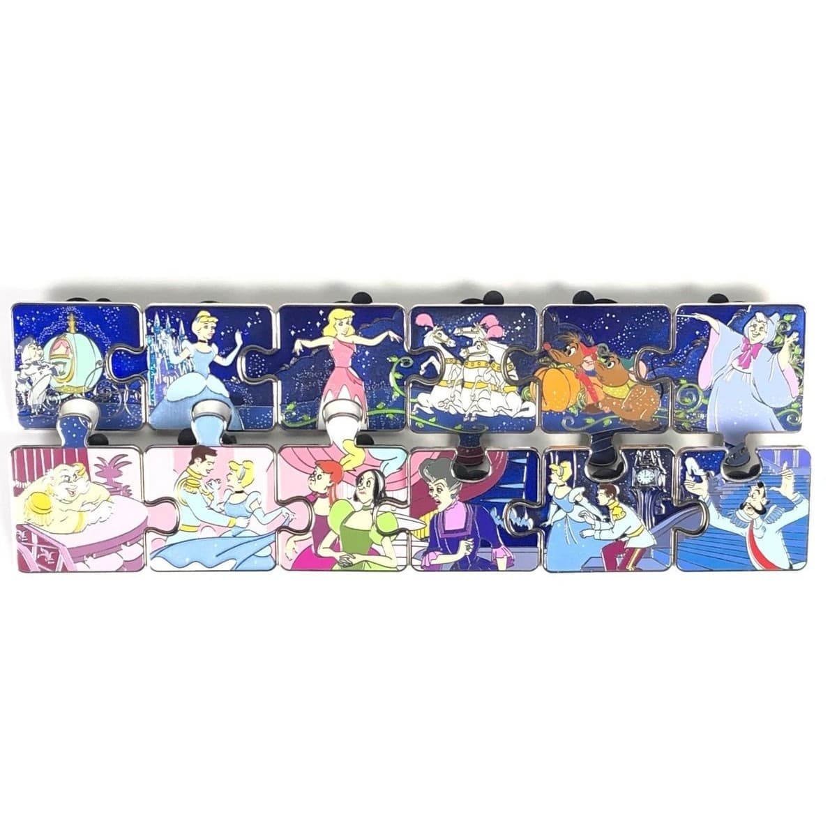 Character Connection Mystery Collection - Cinderella Puzzle - Complete Set front